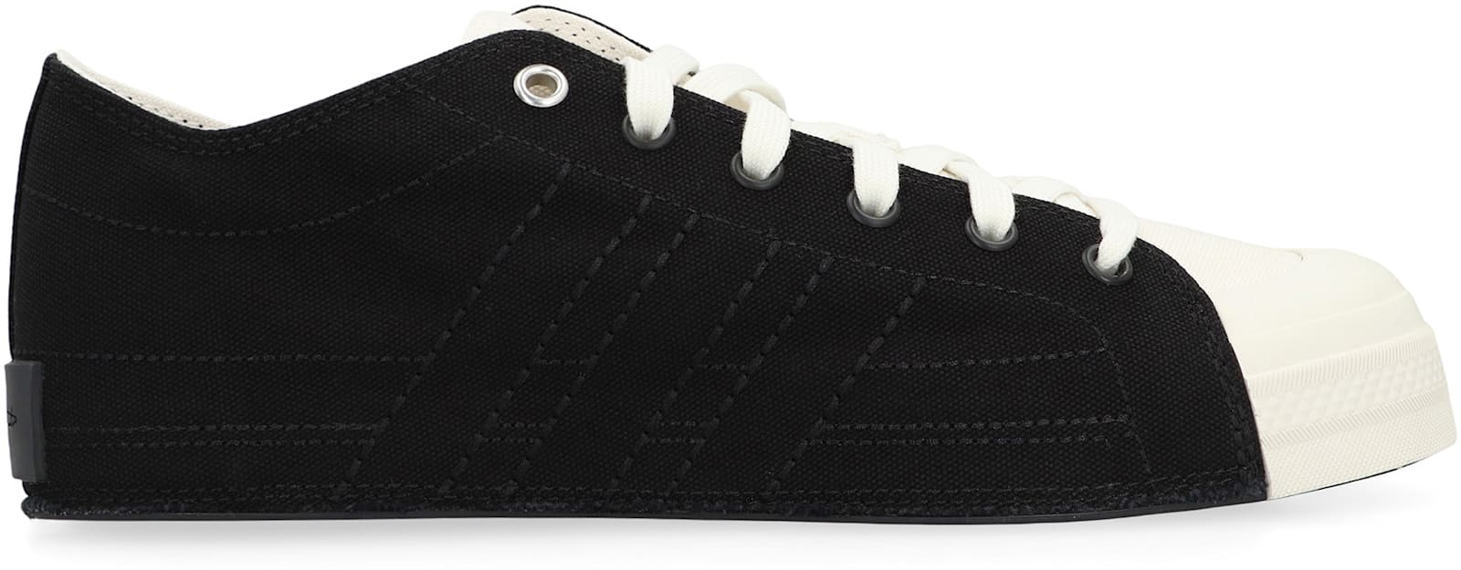 Y-3 Adidas Nizza Lo Low-top Sneakers In Black