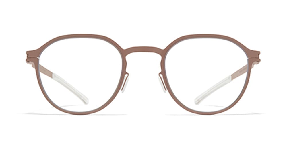 Shop Mykita Ellington - Greige Rx Glasses In Beige