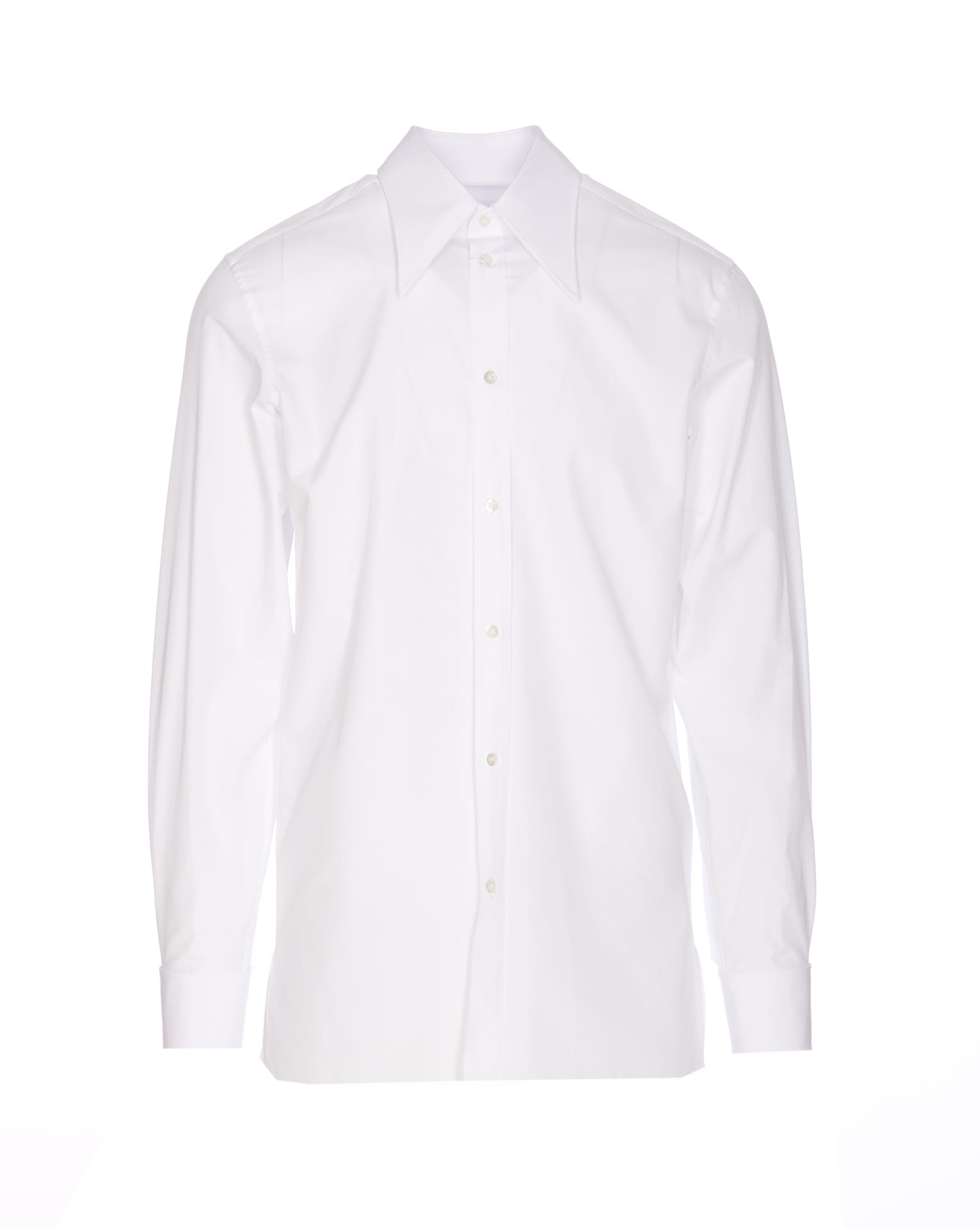 Shop Maison Margiela Shirt In White (white)