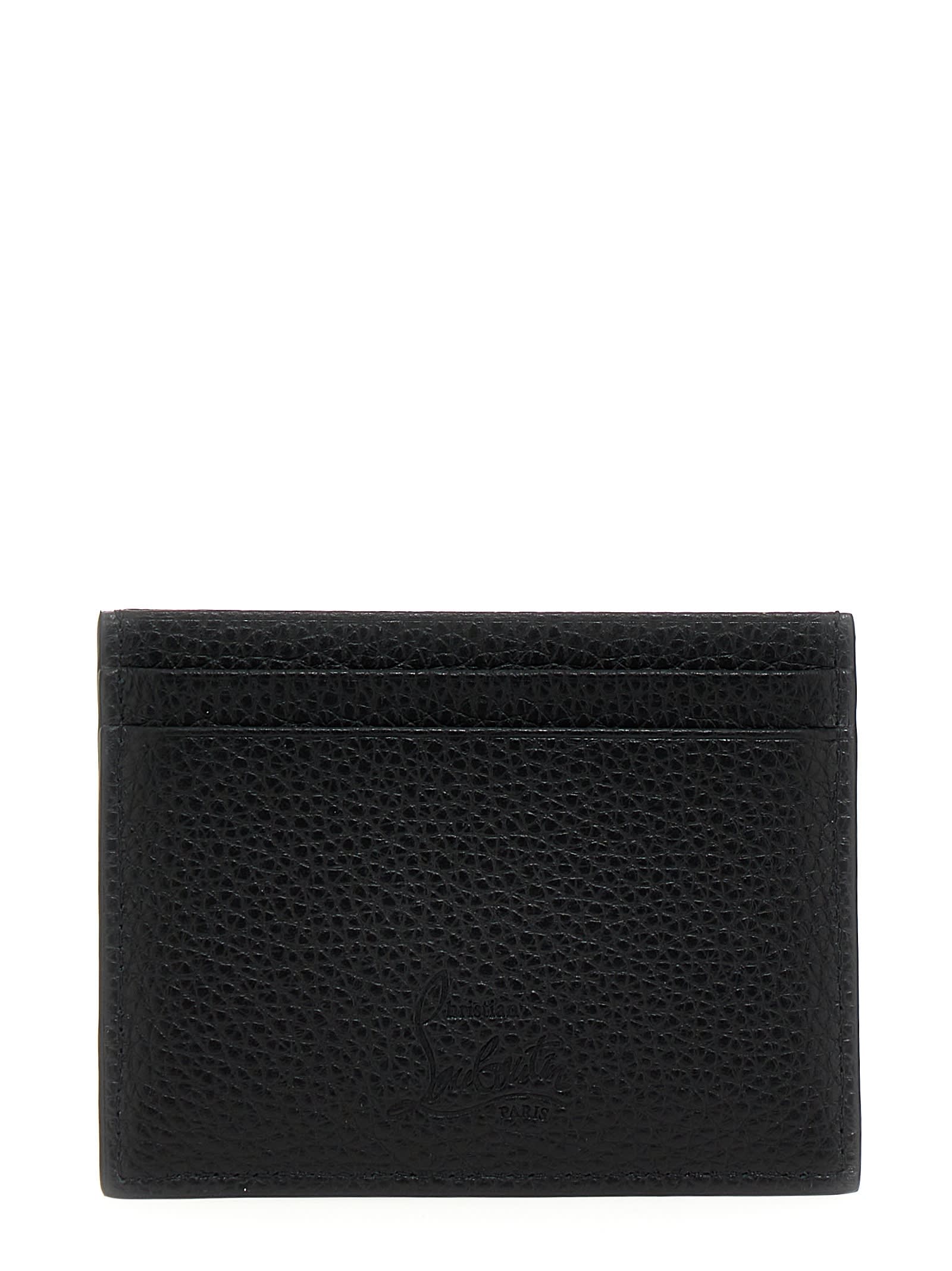 Shop Christian Louboutin W Kios Card Holder In Black