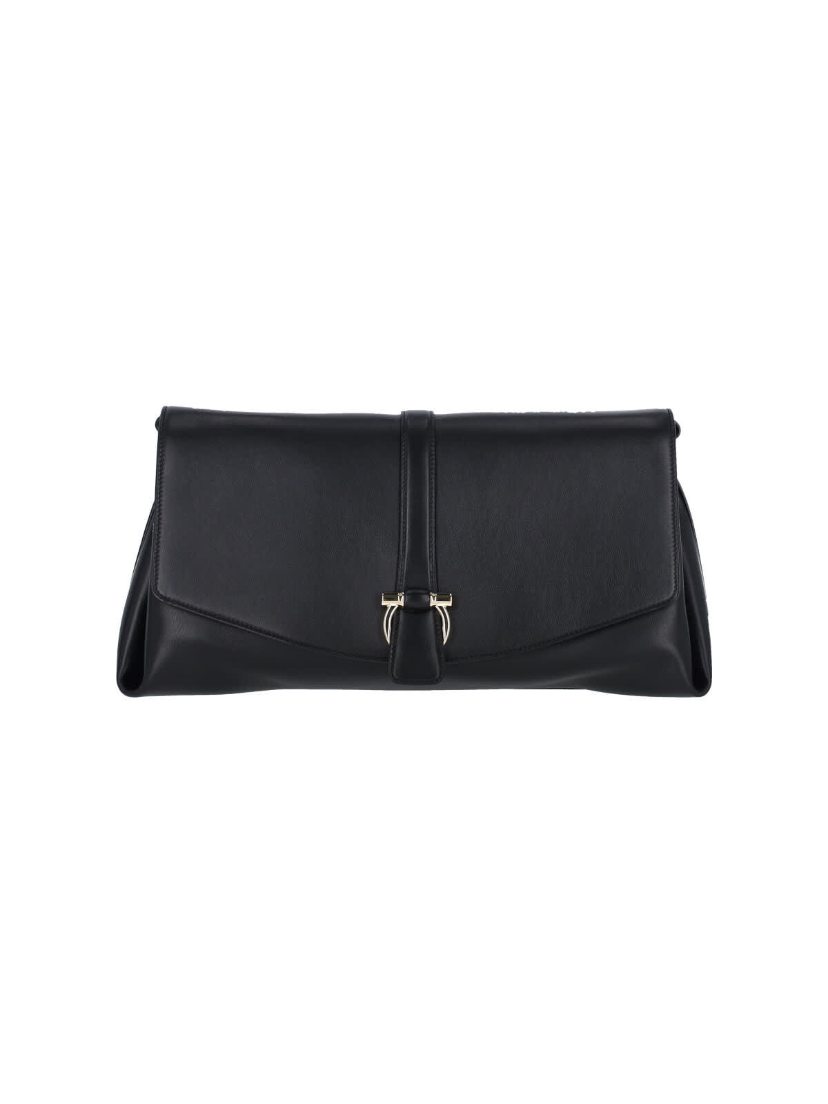 Shop Ferragamo Gancini Large Crossbody Bag In Black