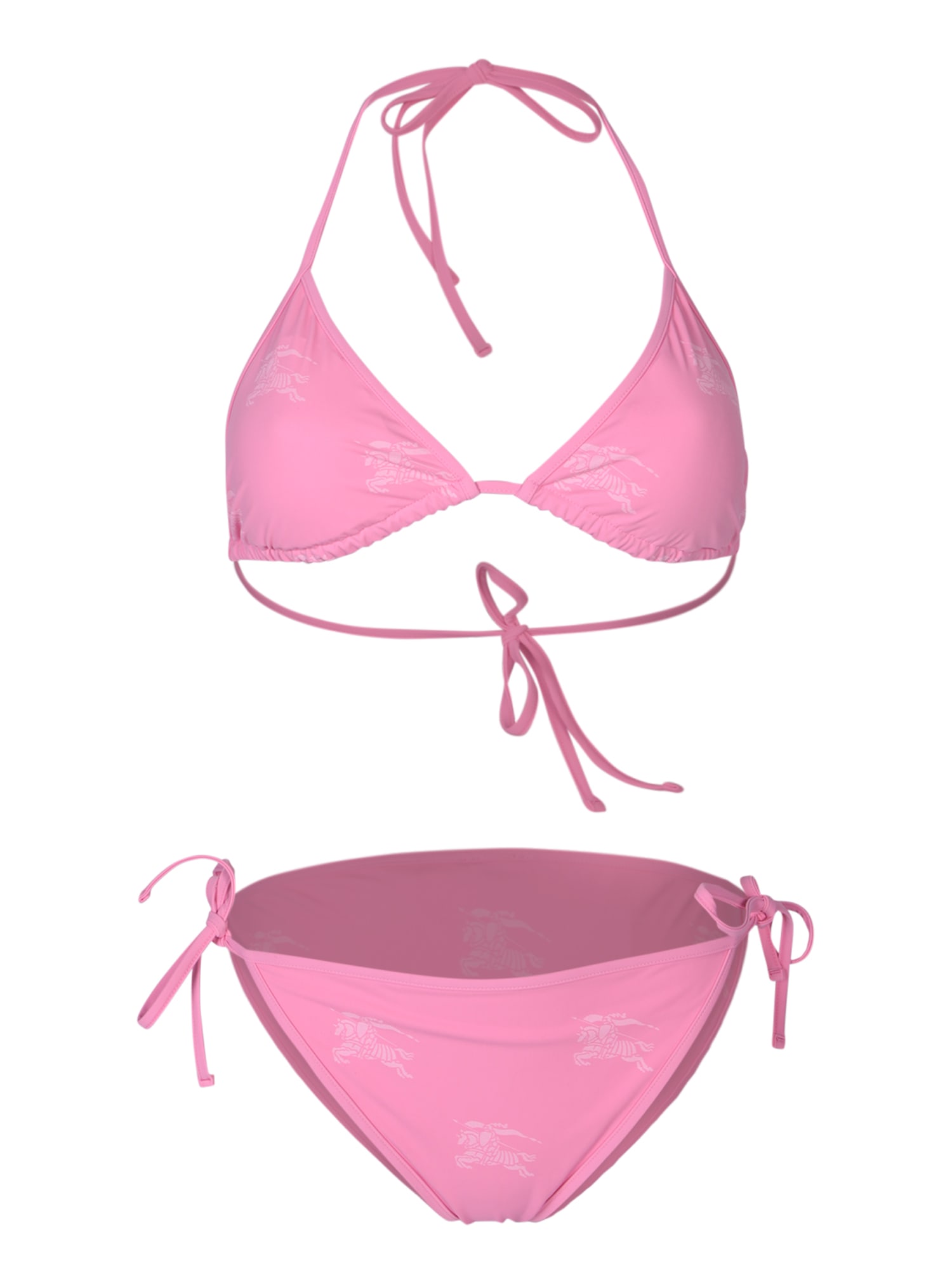 Pink Stretch Nylon Bikini