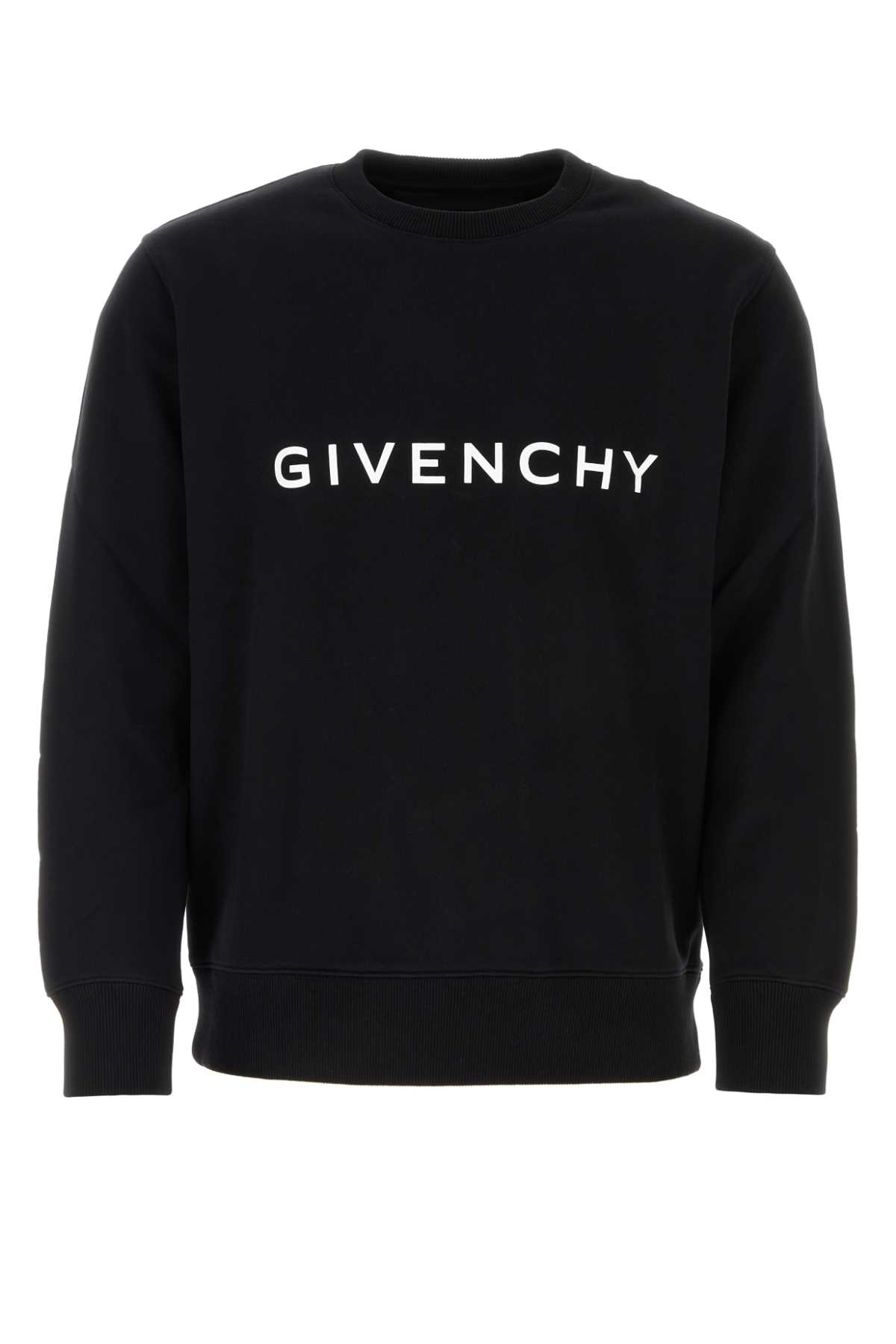 Shop Givenchy Black Cotton Sweatshirt In 001