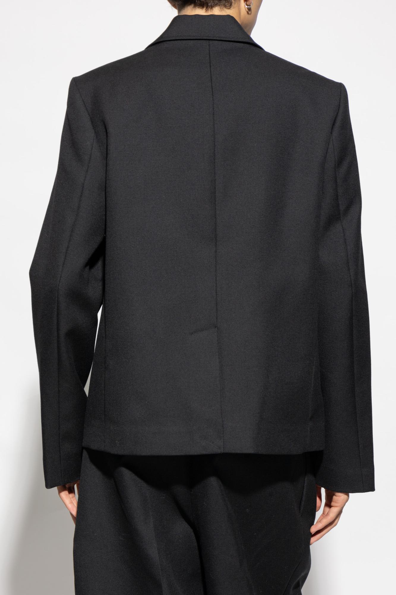 Shop Jacquemus Blazer Giacca In Black