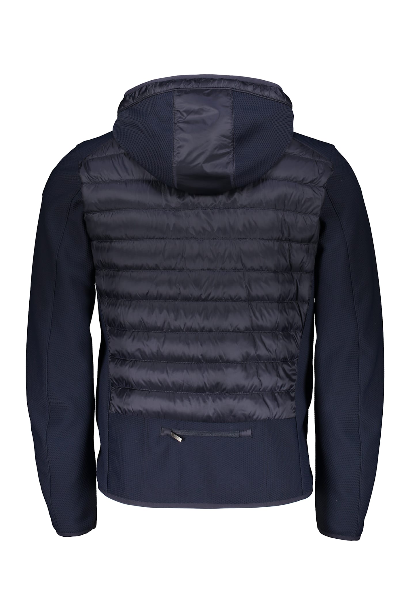 Parajumpers Nolan Quilted-design Hooded Jacket In Blue