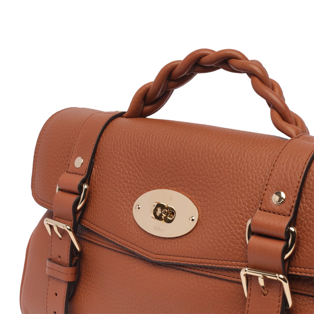 Shop Mulberry Alexa Handbag In Brown