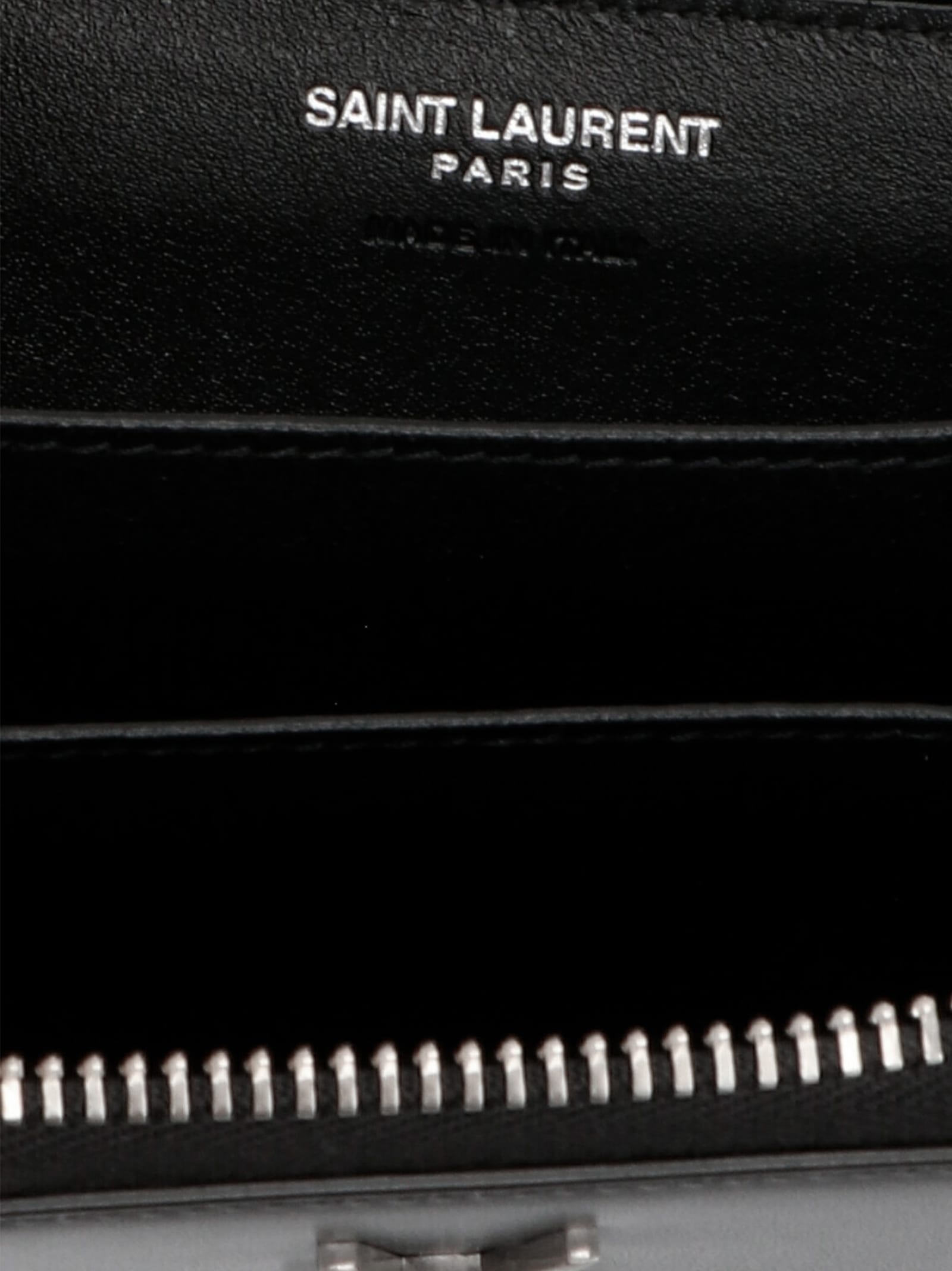 Shop Saint Laurent Monogramme Wallet In Black