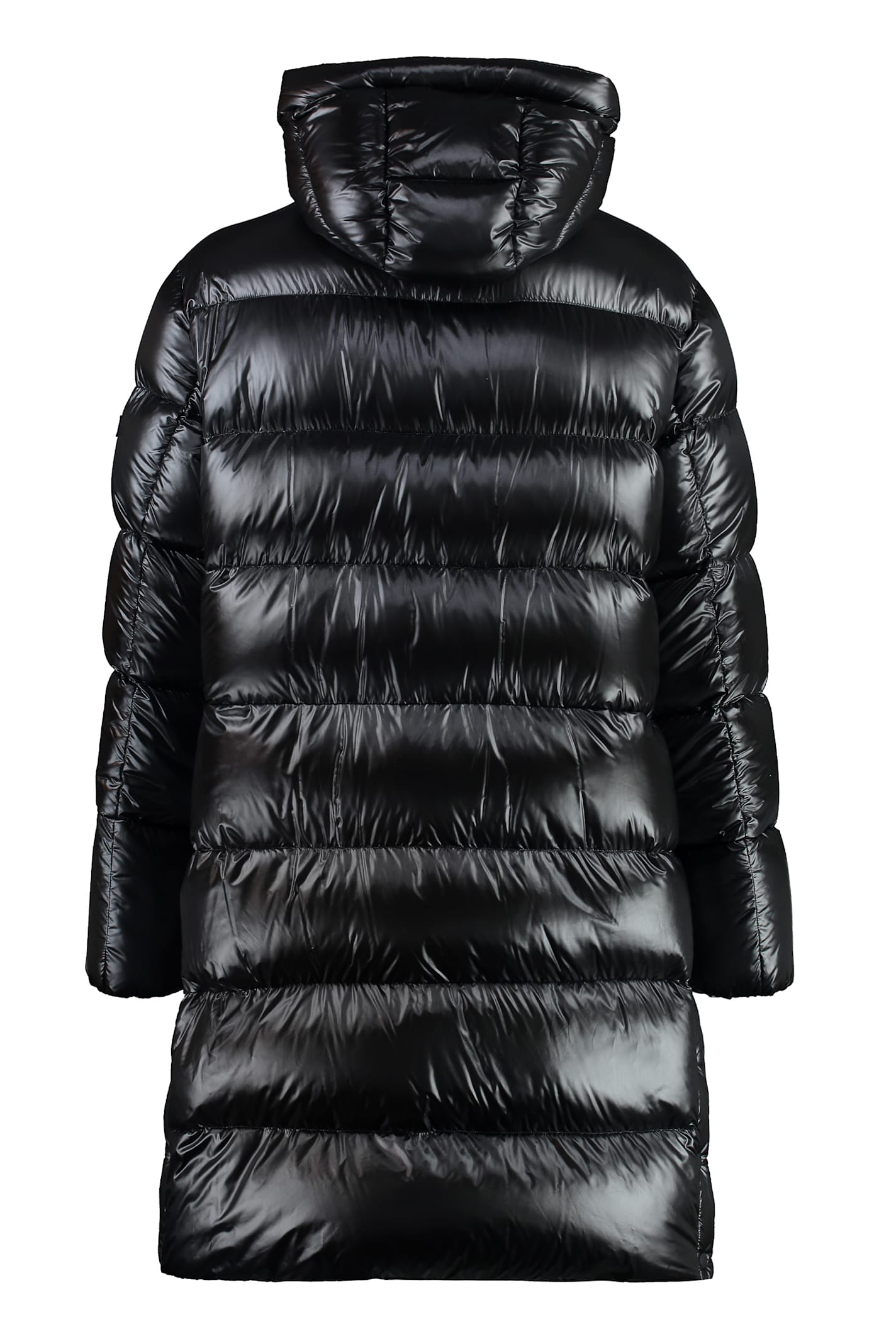 Shop Tatras Testro Long Down Jacket In Black