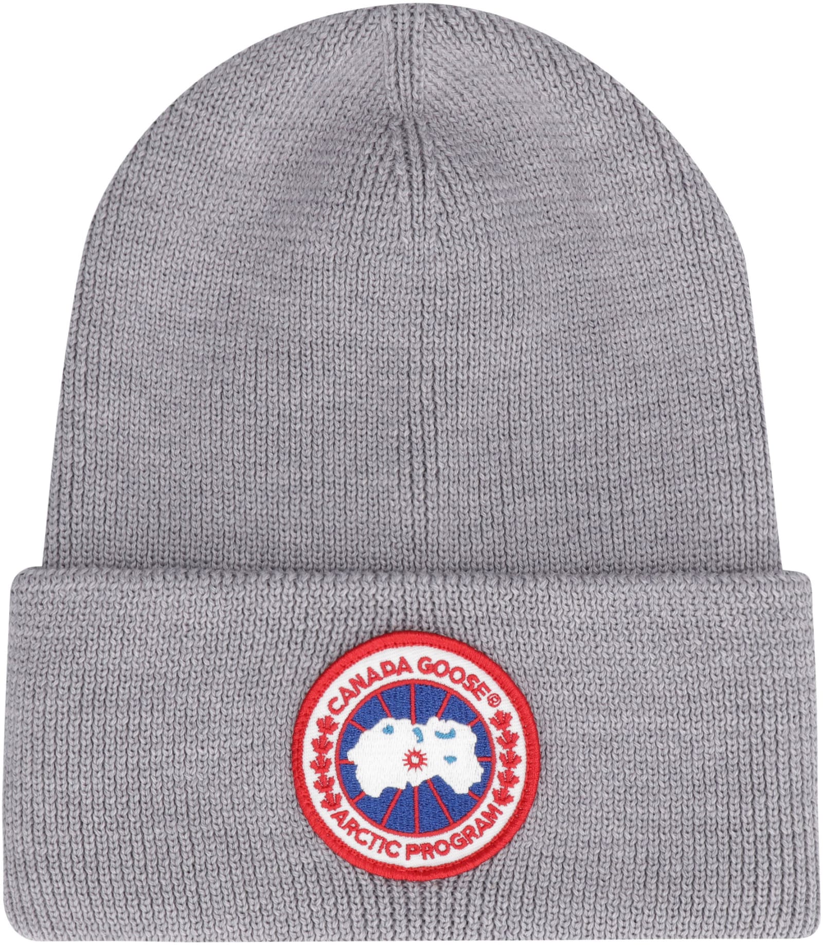 Shop Canada Goose Toque Arctic Wool Hat In Grey