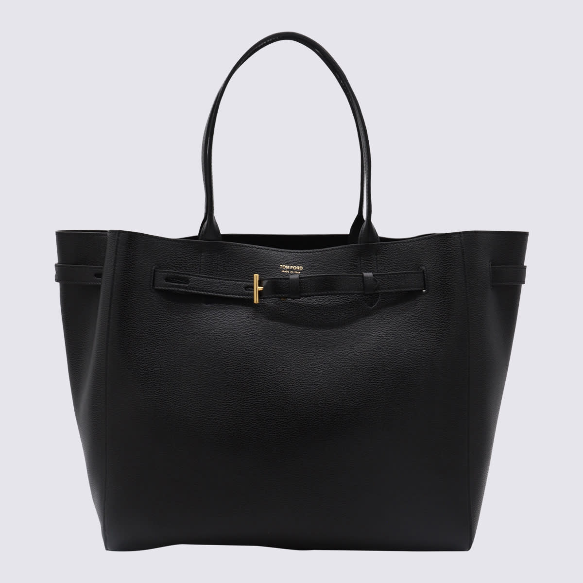 Black Leather Tote