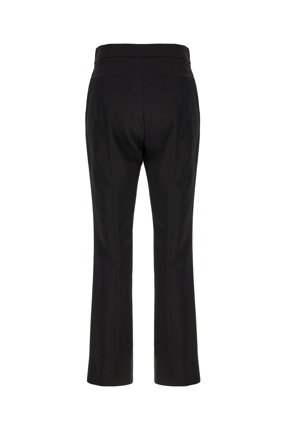 Shop Gucci Black Wool Blend Pants In Nero