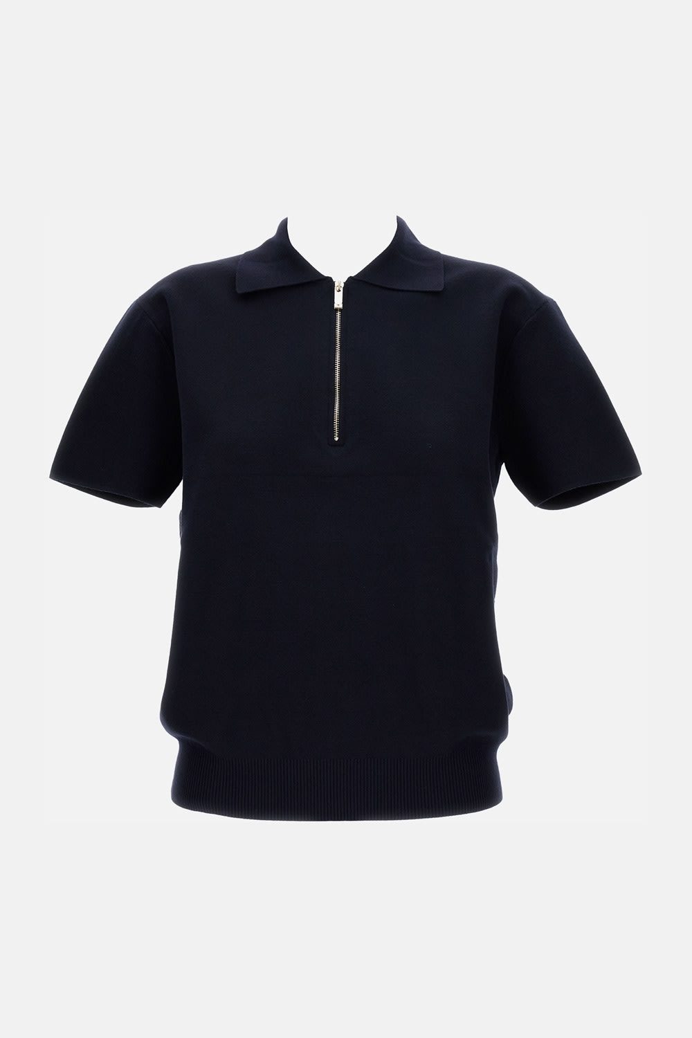 Womens Knitted Polo Shirt