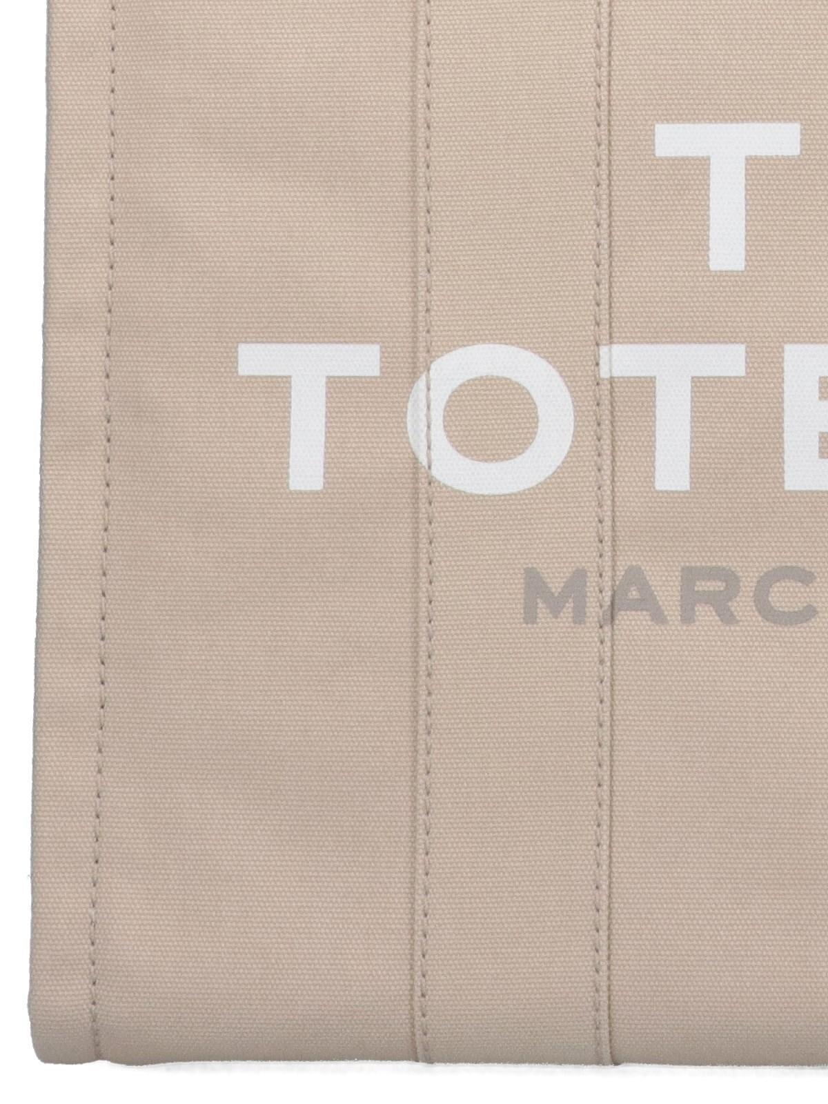 Shop Marc Jacobs The Large Tote Bag In Neutrals
