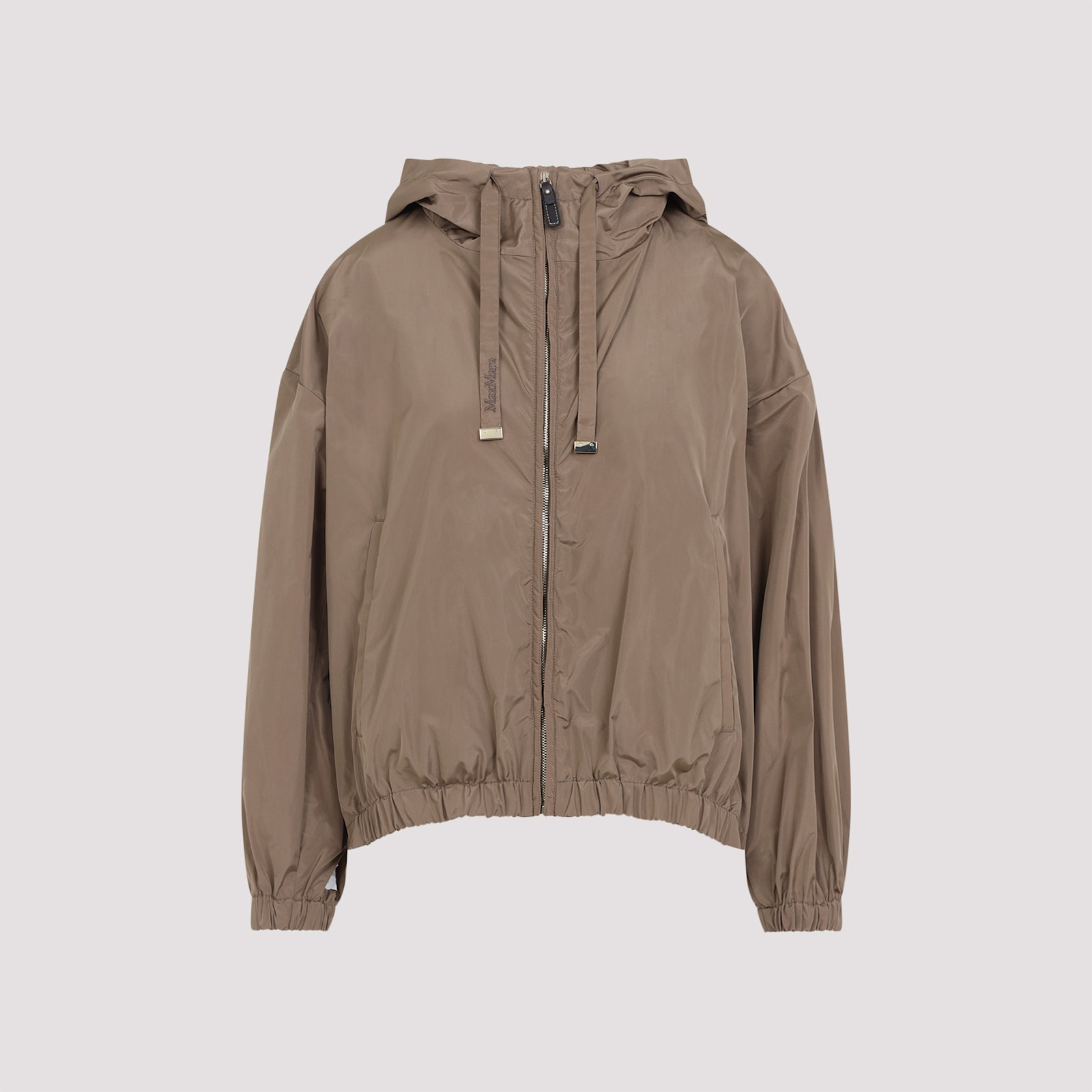 Max Mara The Cube Tea Taffeta Parka In Spring Camel