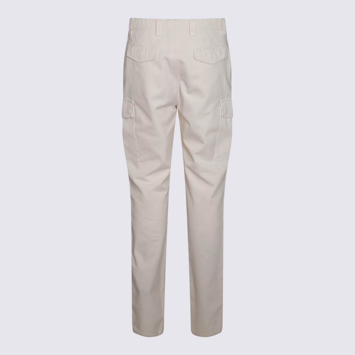 BRUNELLO CUCINELLI BEIGE COTTON PANTS 