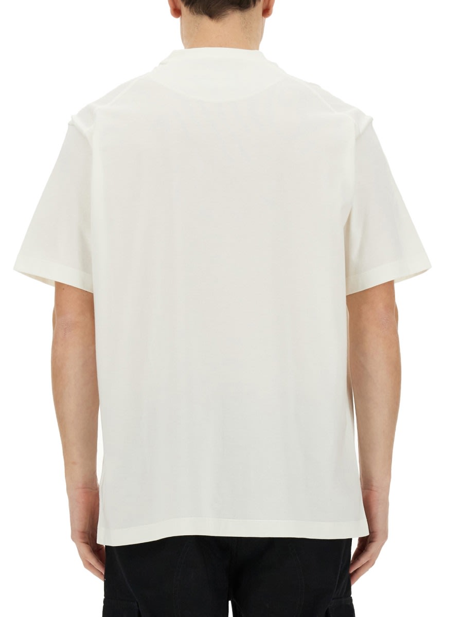 Shop Y-3 T-shirt With Logo In White