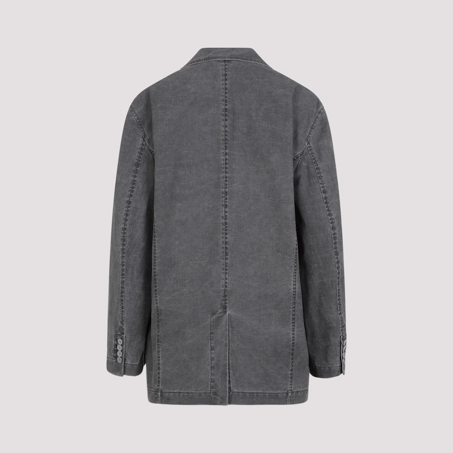 Shop Acne Studios Cotton Jacket In Black