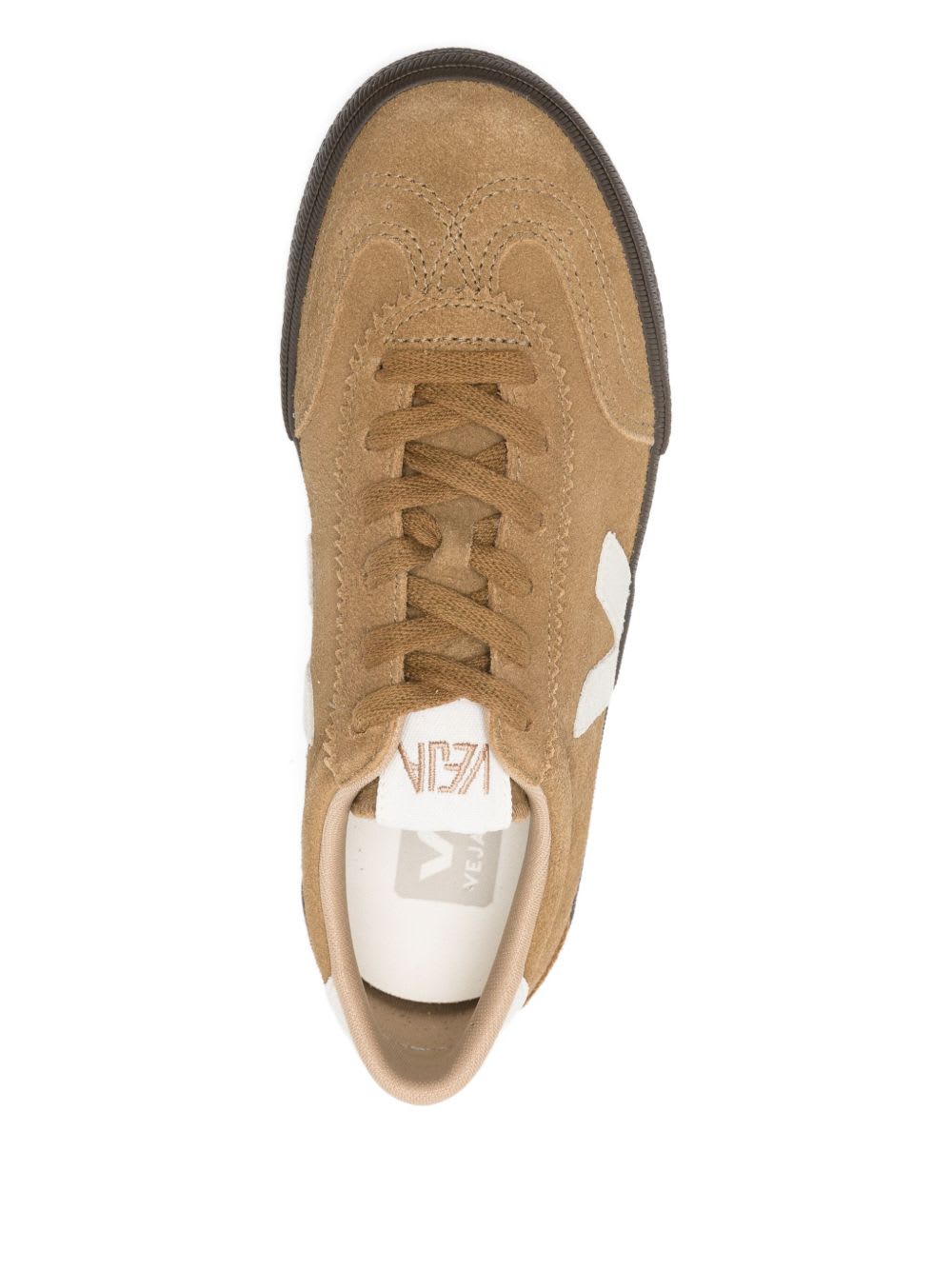 Veja Volley Suede Tent Natural Eagle Sneakers In Brown
