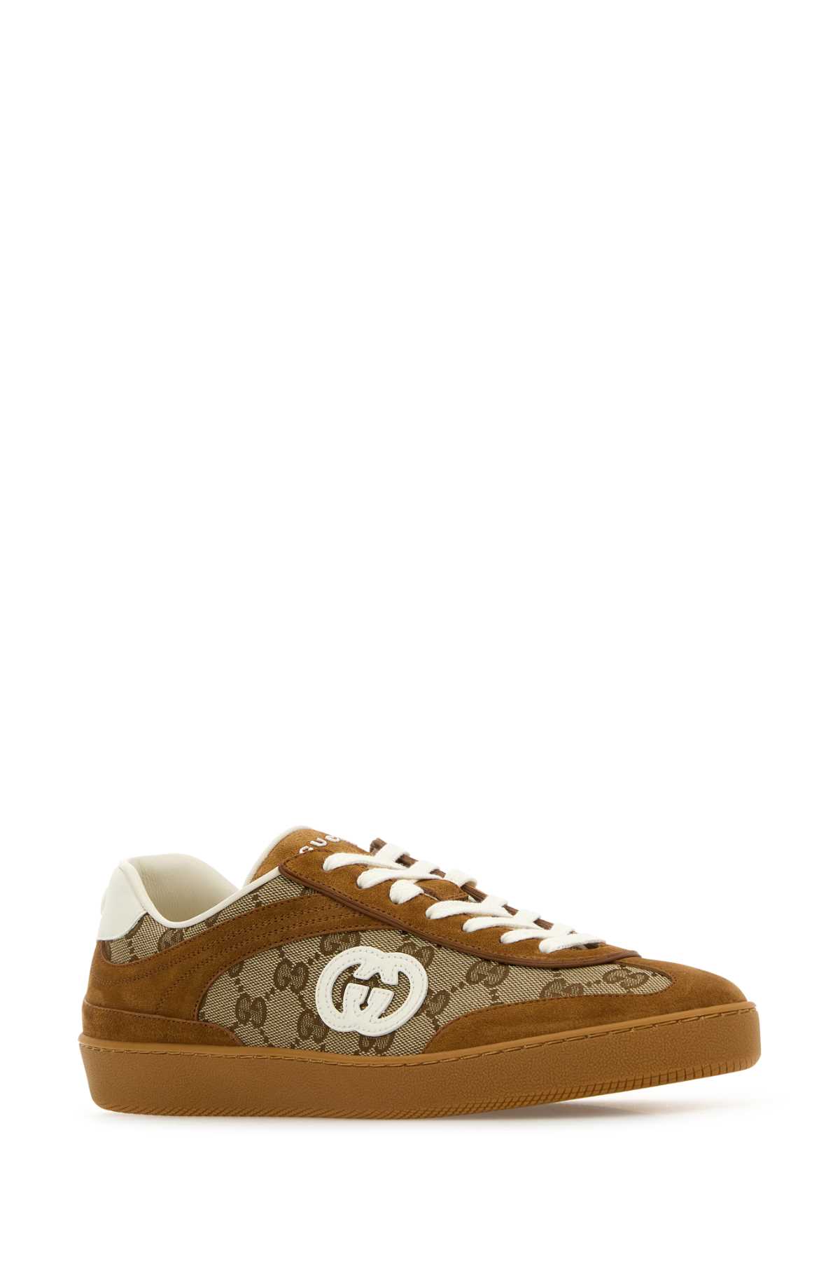 Gucci Sneakers With Incrocio Gg In Subesuowsuow