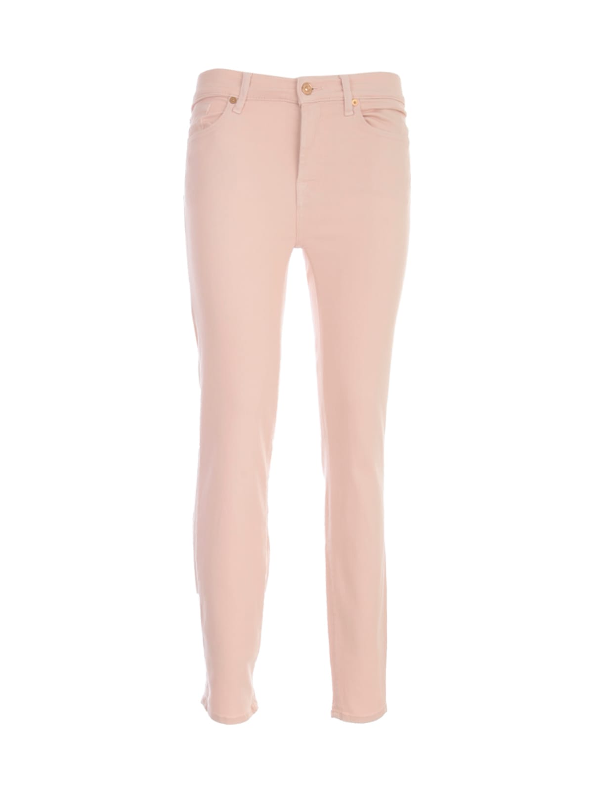 7 For All Mankind Roxane Ankle Colored Bair Powder Pink