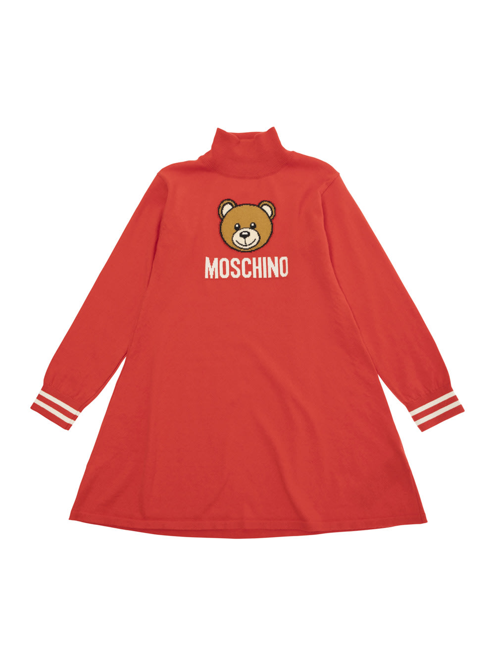 Moschino Knit Dress In Red