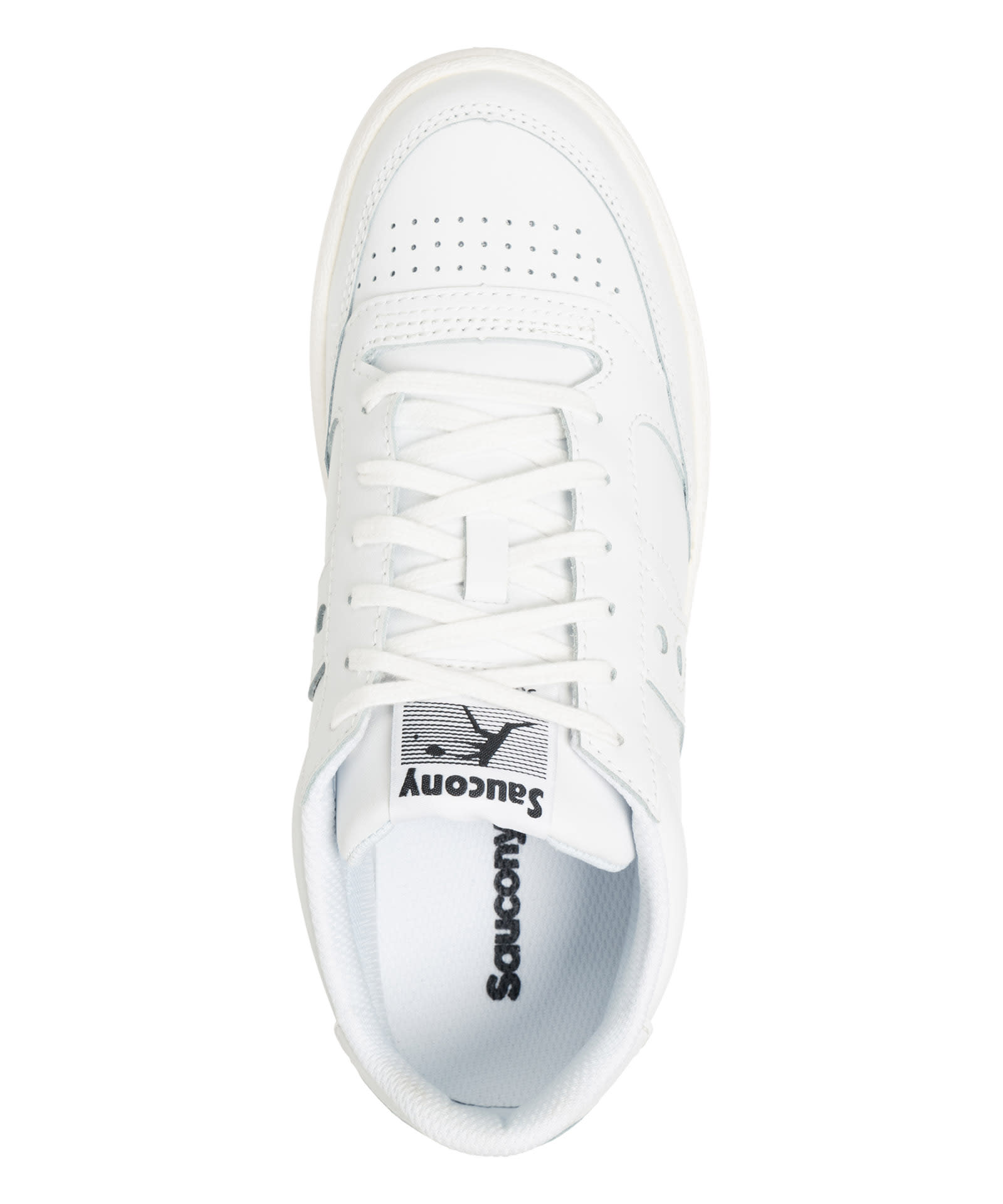 Shop Saucony Jazz Court Leather Sneakers In White