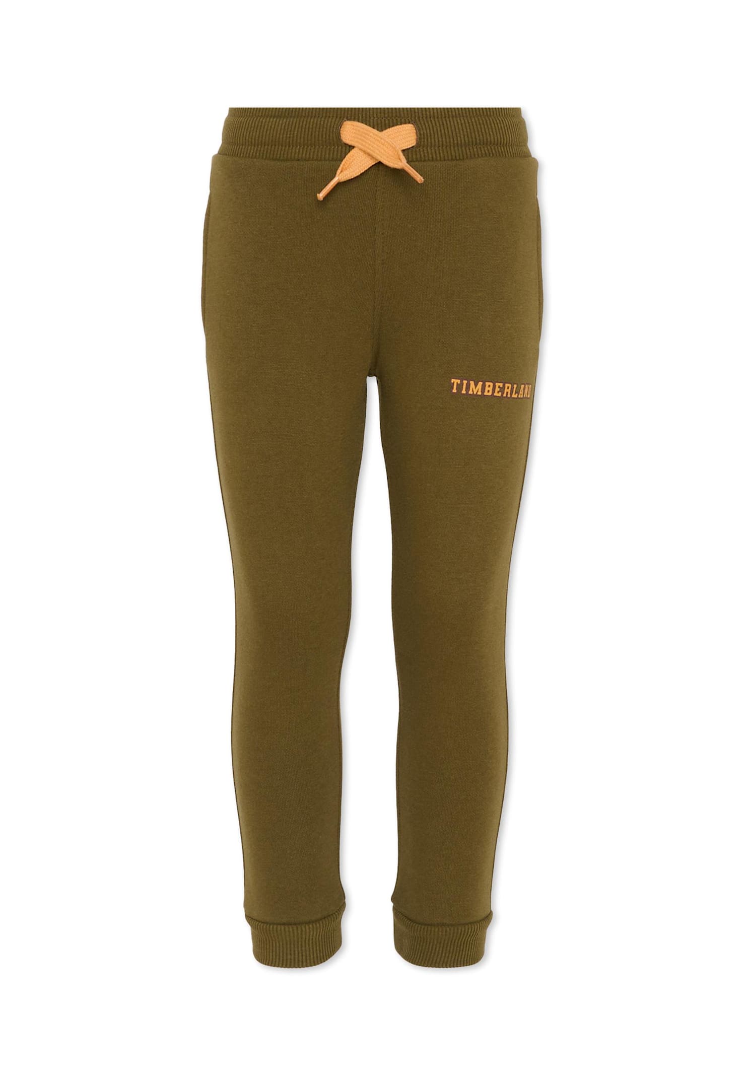 Timberland Green Sweatshirt For Boy With Logo In Brown