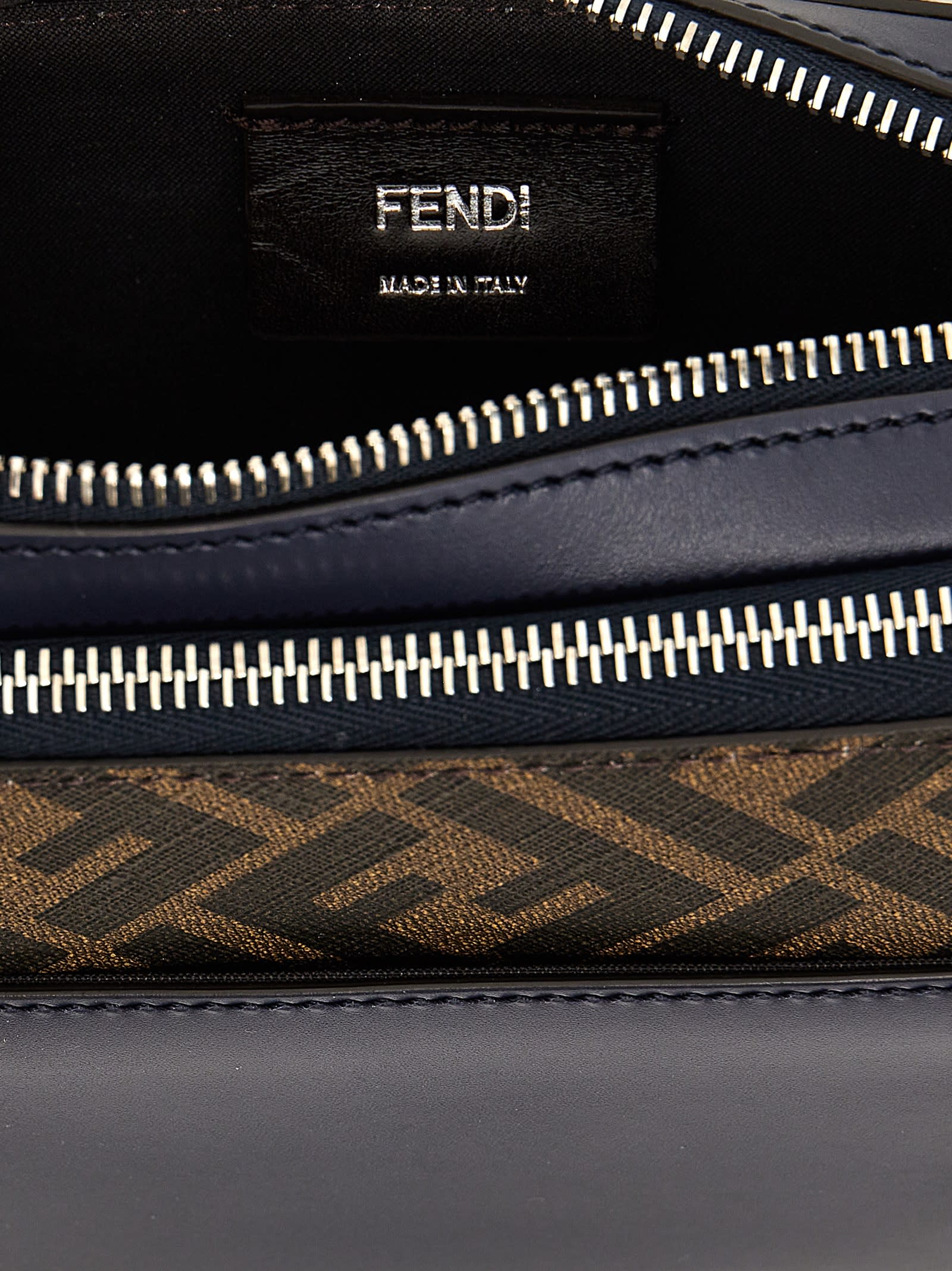 Shop Fendi Camera Case Organizer Squared Ff Crossbody Bag In Blu
