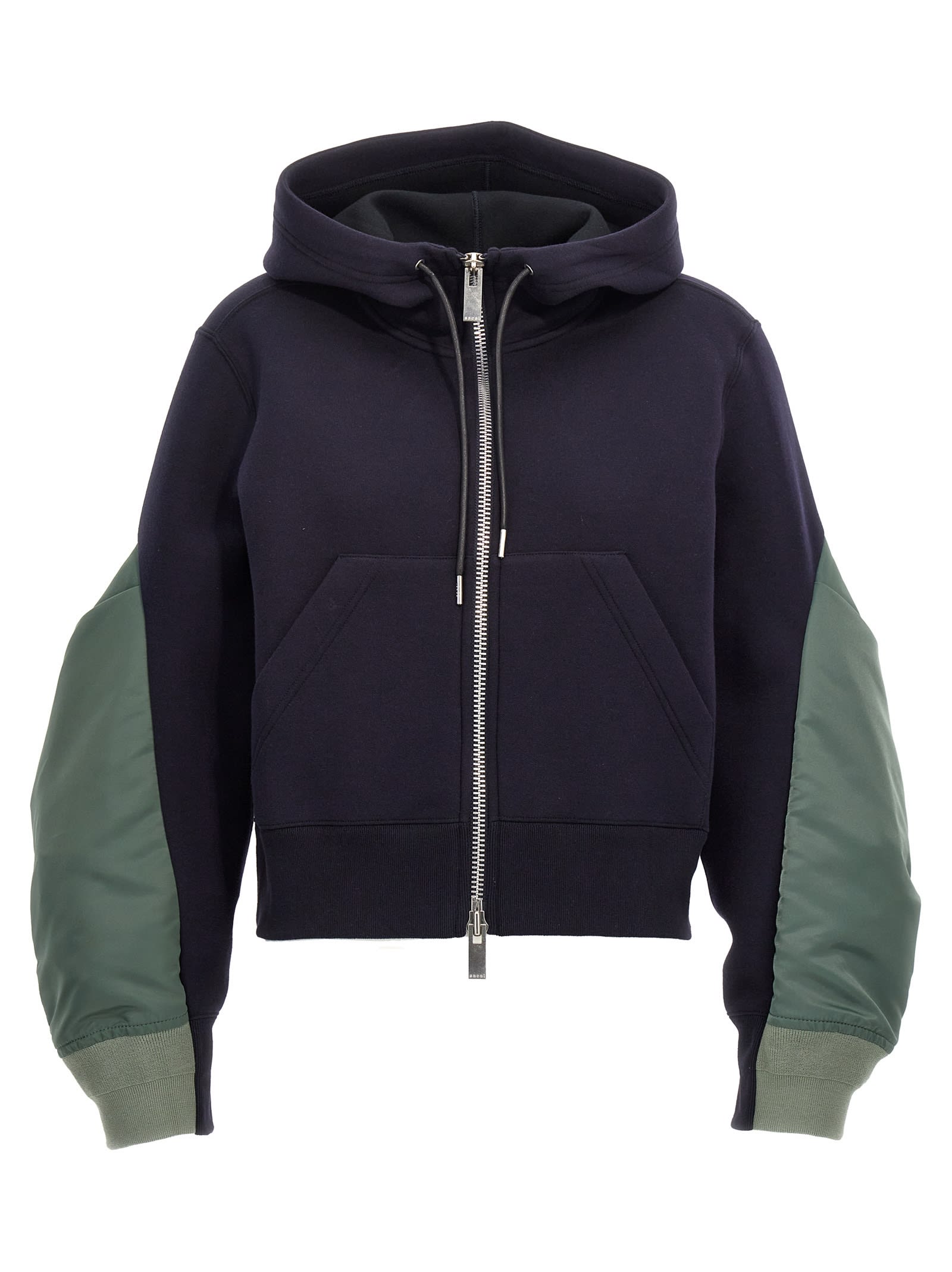 Shop Sacai Sponge Hoodie In Multicolor