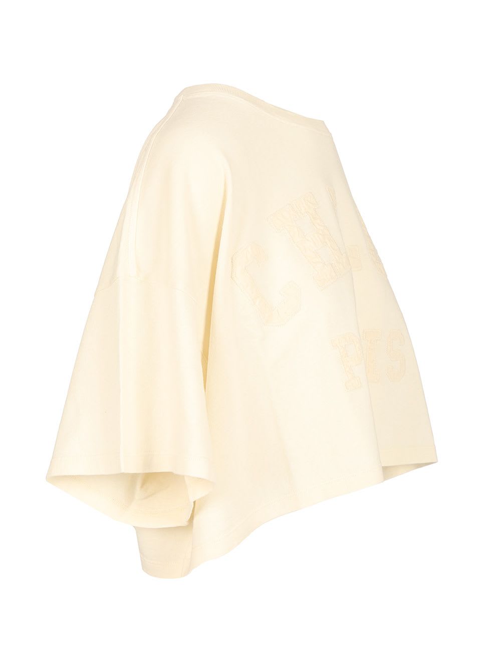 Shop Chloé Boxy Fit T-shirt In White