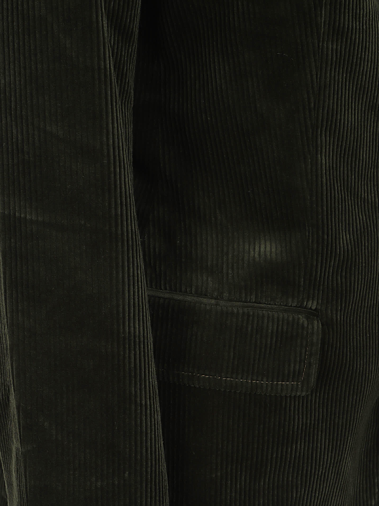 Polo Ralph Lauren Tailored Olive Green Cotton Corduroy Blazer In Green
