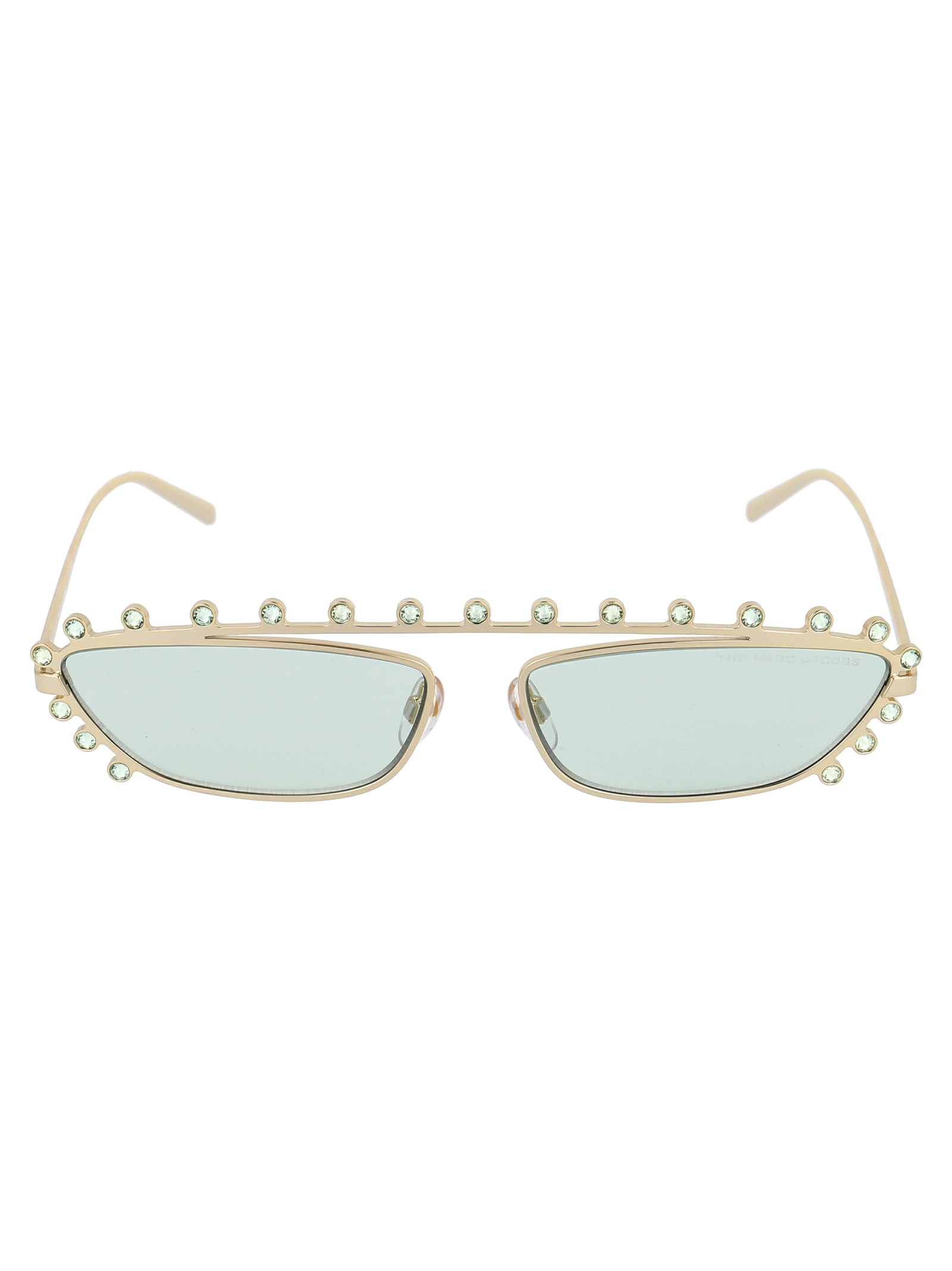 Marc Jacobs Sunglasses In Pefqt Gold Green