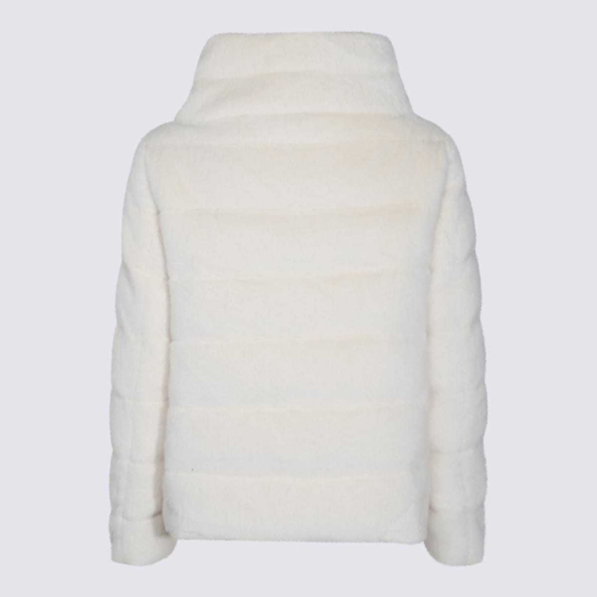 Shop Herno White Down Jacket