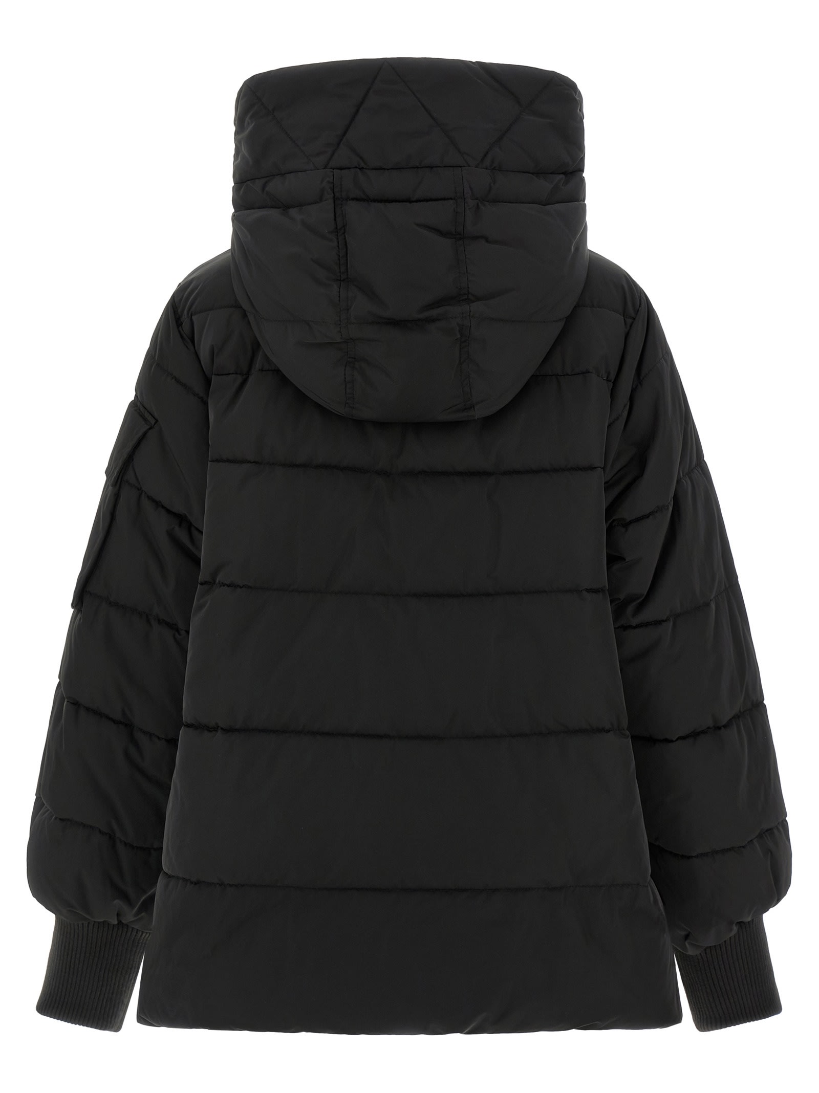 Pinko Crusca Puffer Jackets Black In Multi