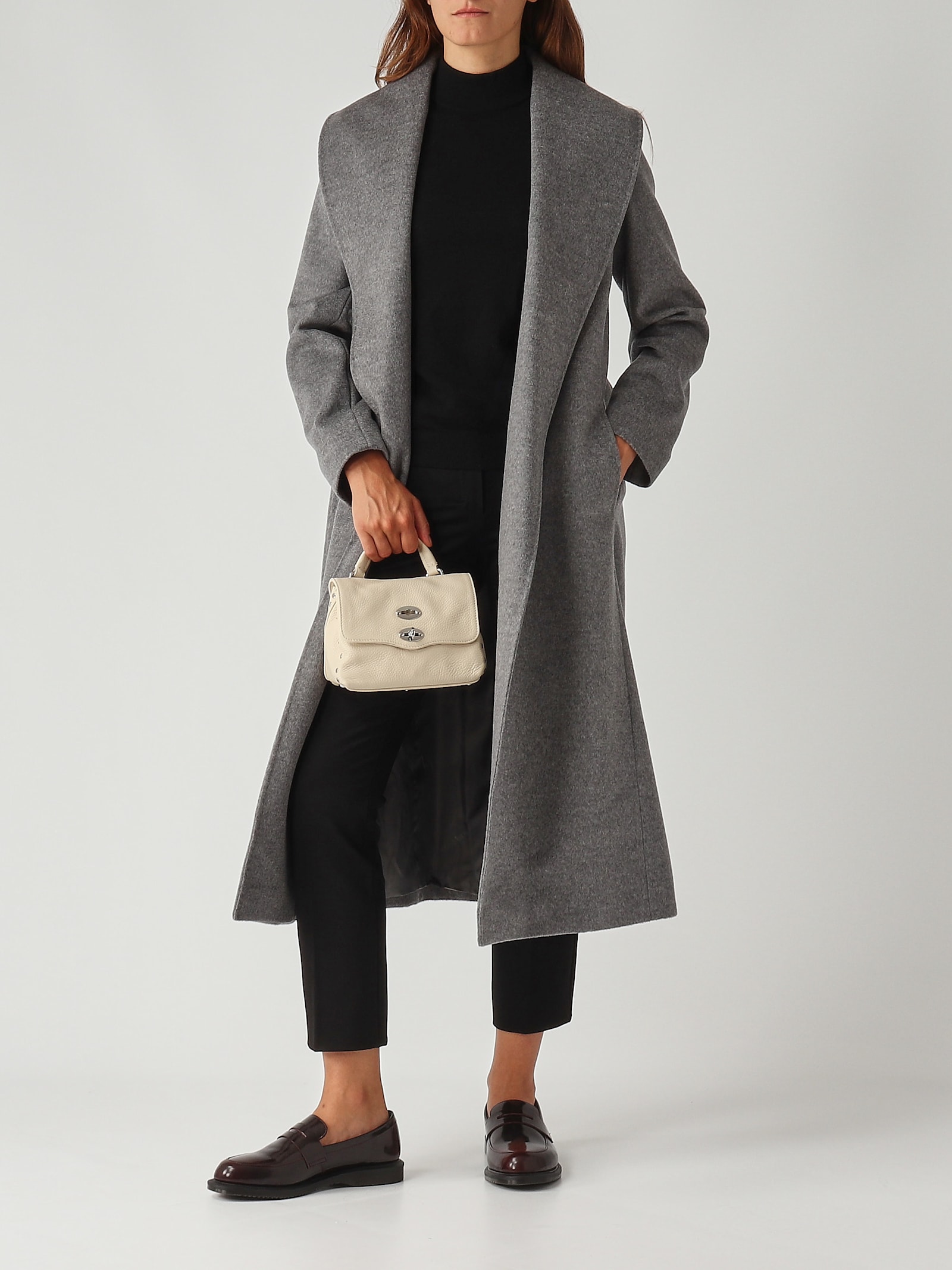 Zanellato Postina Daily Baby Shoulder Bag In Gray