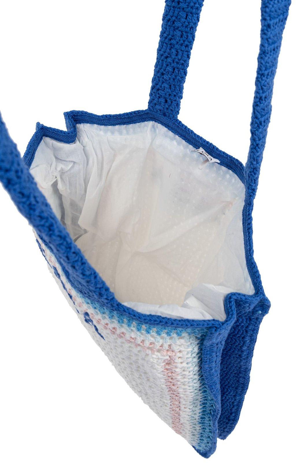 Casablanca Crochet Bag In Multicolor