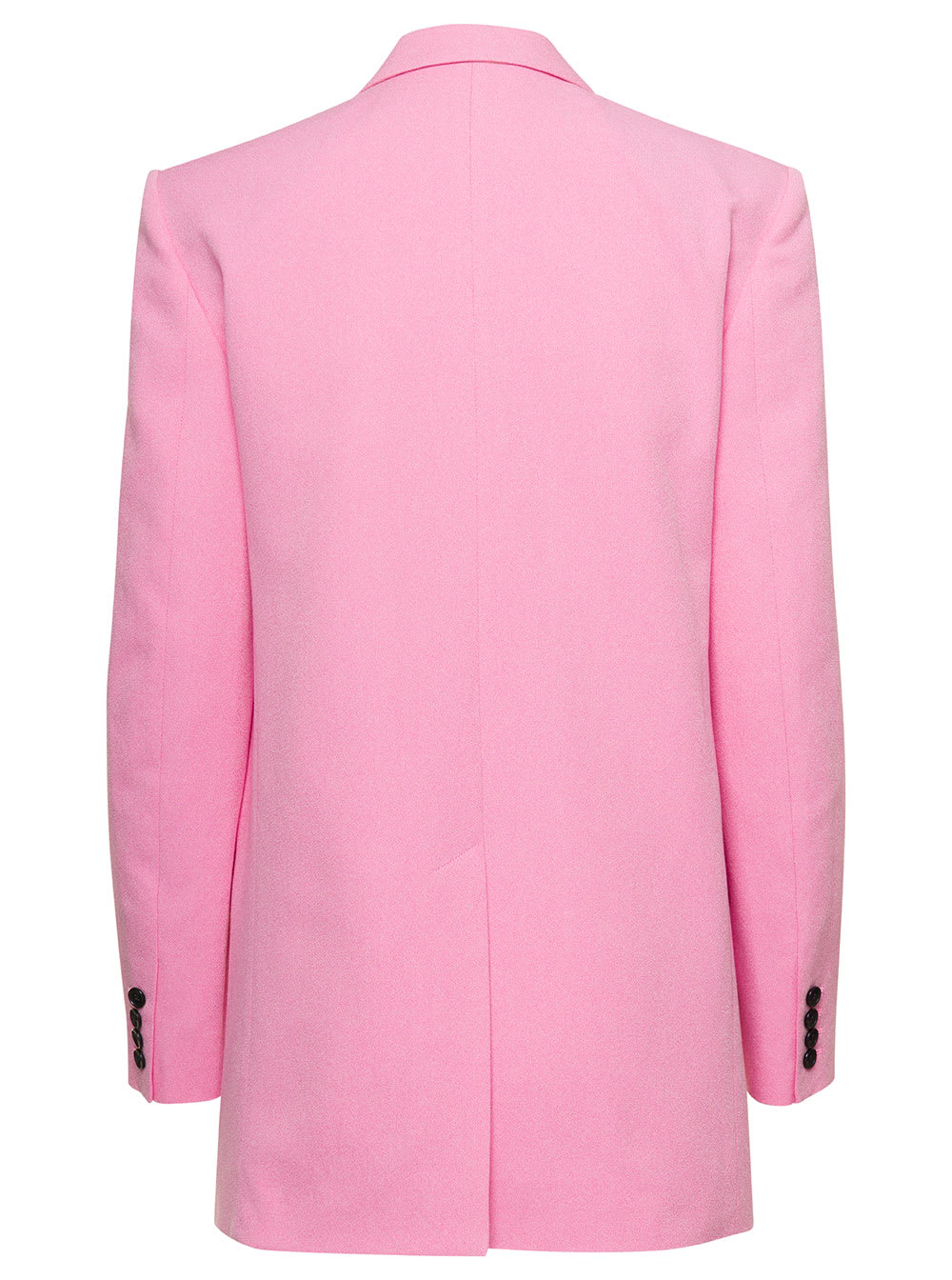Shop Isabel Marant Pink Doule-breasted Nevim Jacket In Cotton Blend Woman