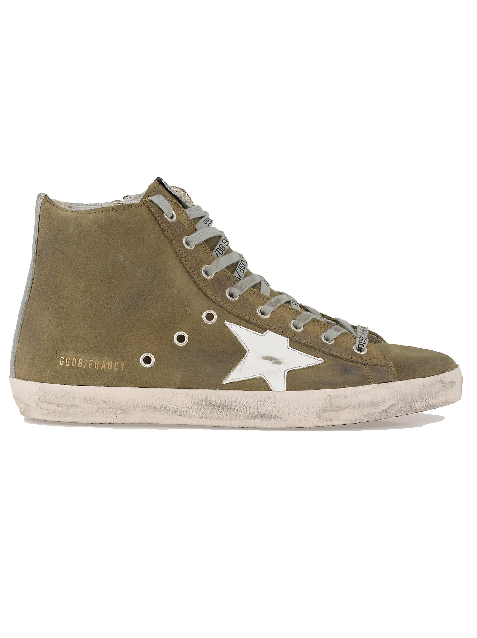 Golden Goose Golden Goose Francy Sneaker - MILITARY GREEN-WHITE STAR ...
