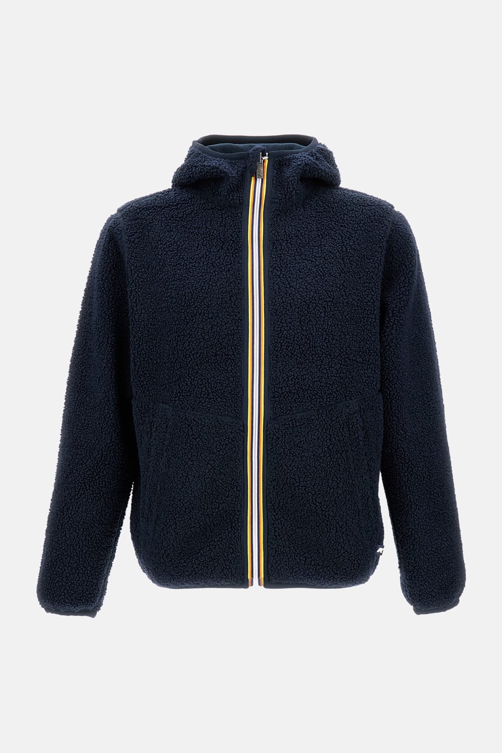 K-way Jack Sherpa Polar Double Jacket In Blue