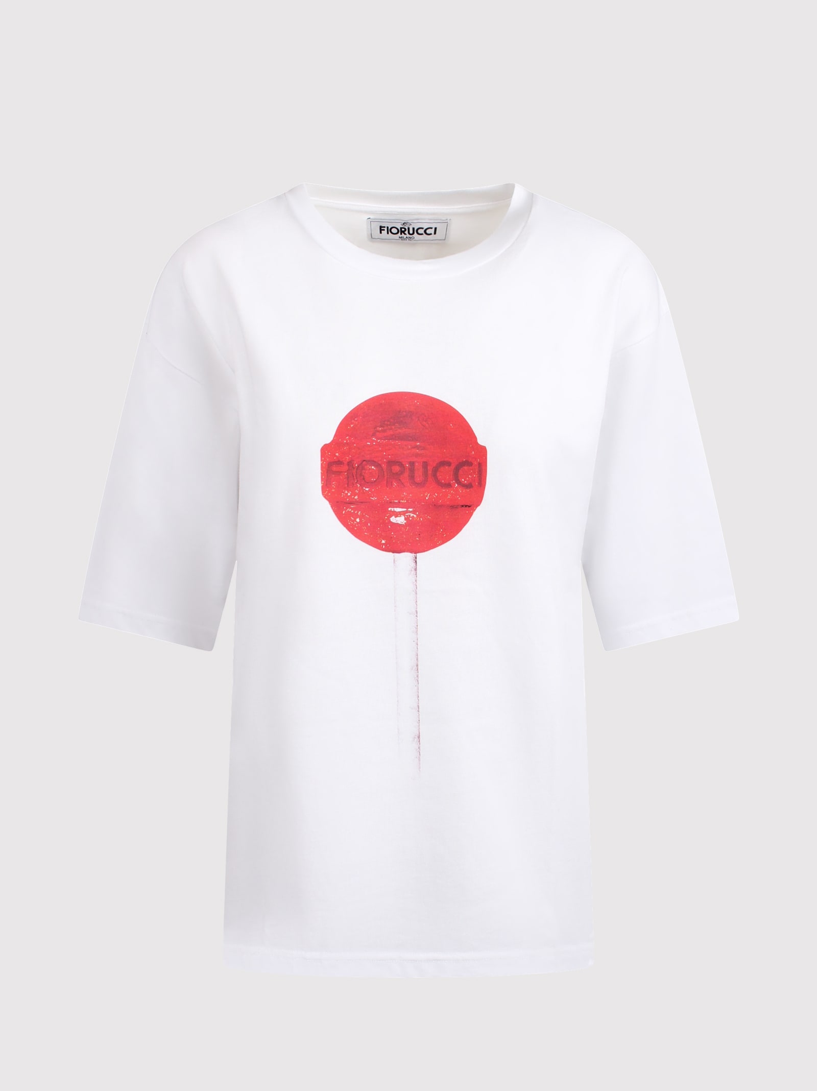 Shop Fiorucci T-shirt With Lollipop Print