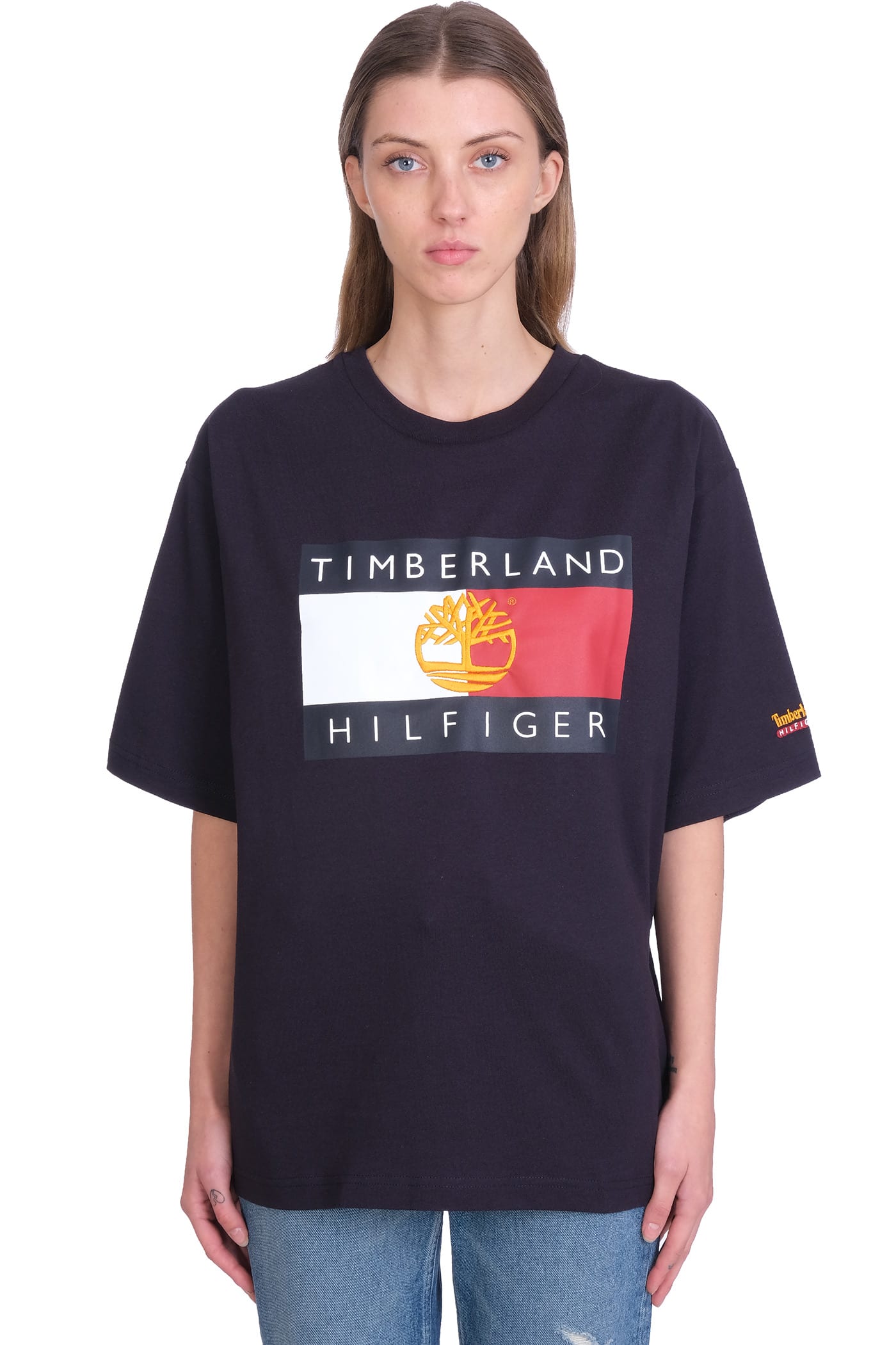 Timberland T-shirt In Blue Cotton
