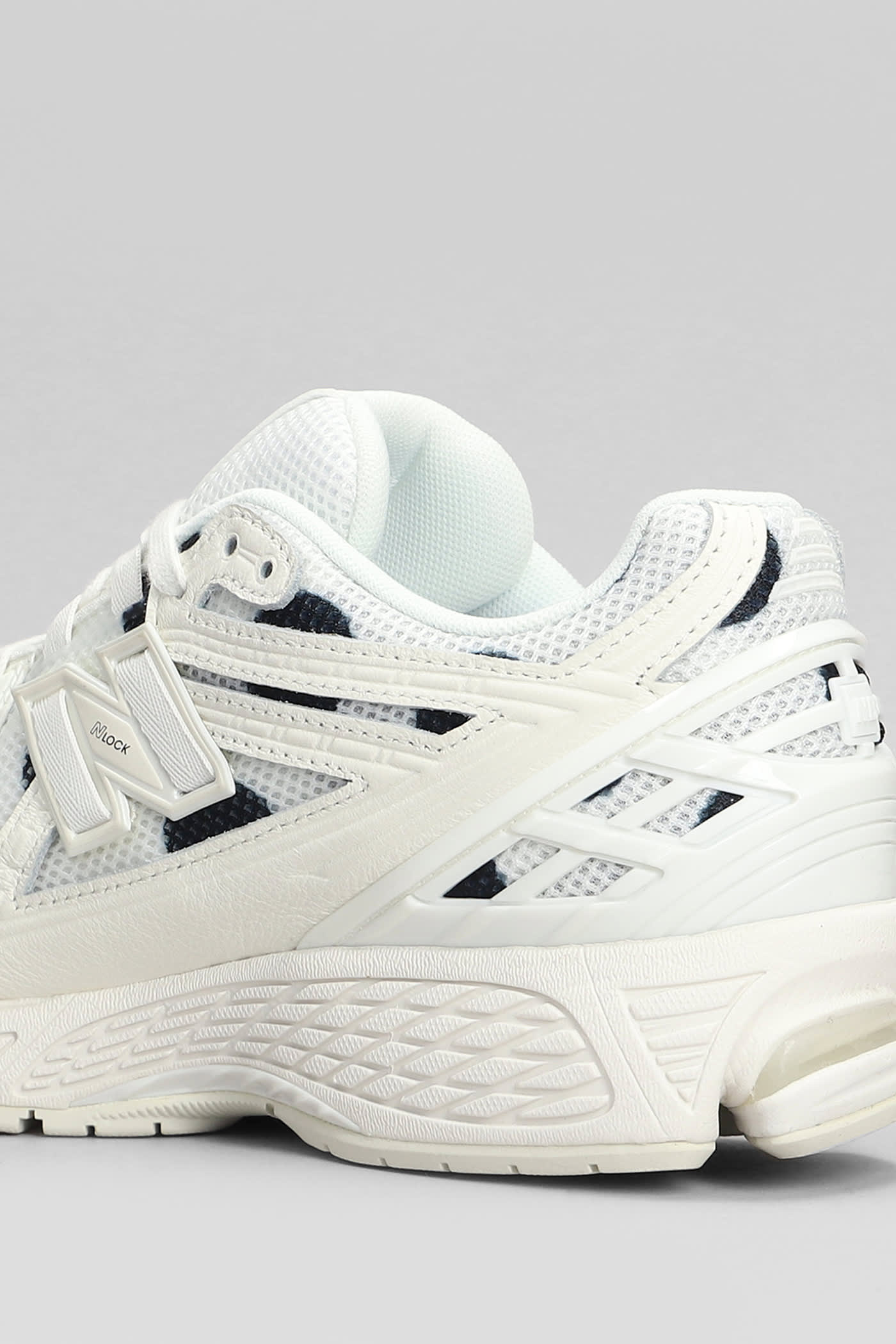 Shop New Balance 1906r Sneakers In White Leather And Fabric