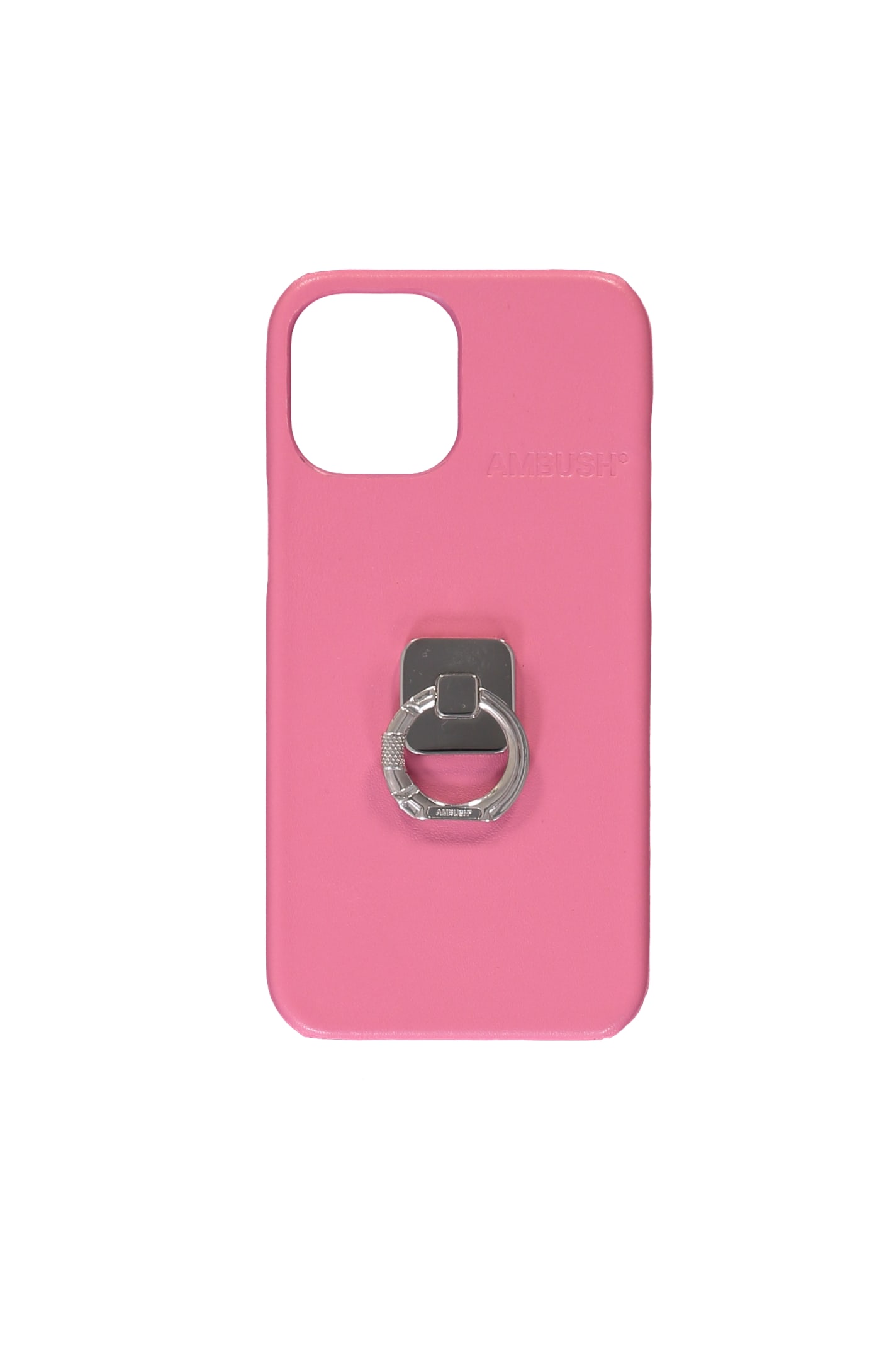 Shop Ambush Logo Detail Iphone 12promax Case In Pink