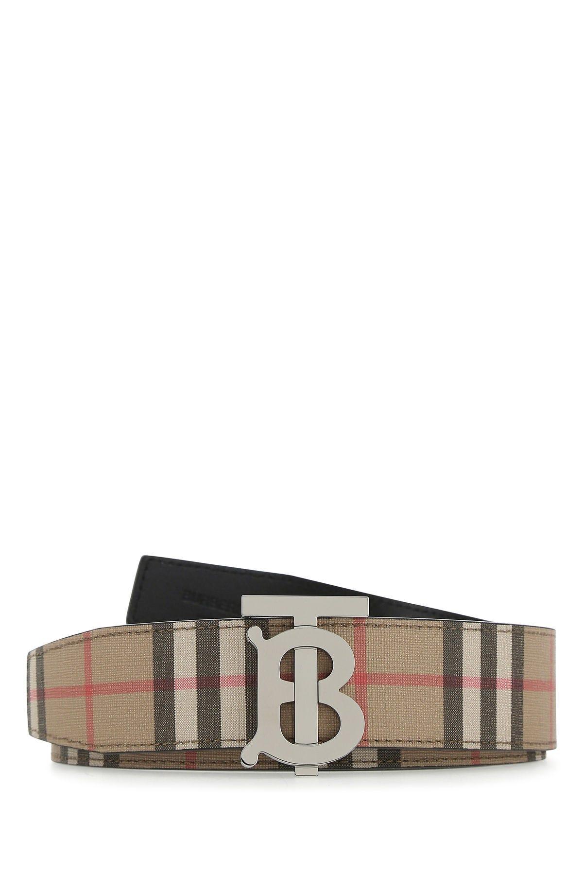 Burberry Embroidered E-canvas Belt