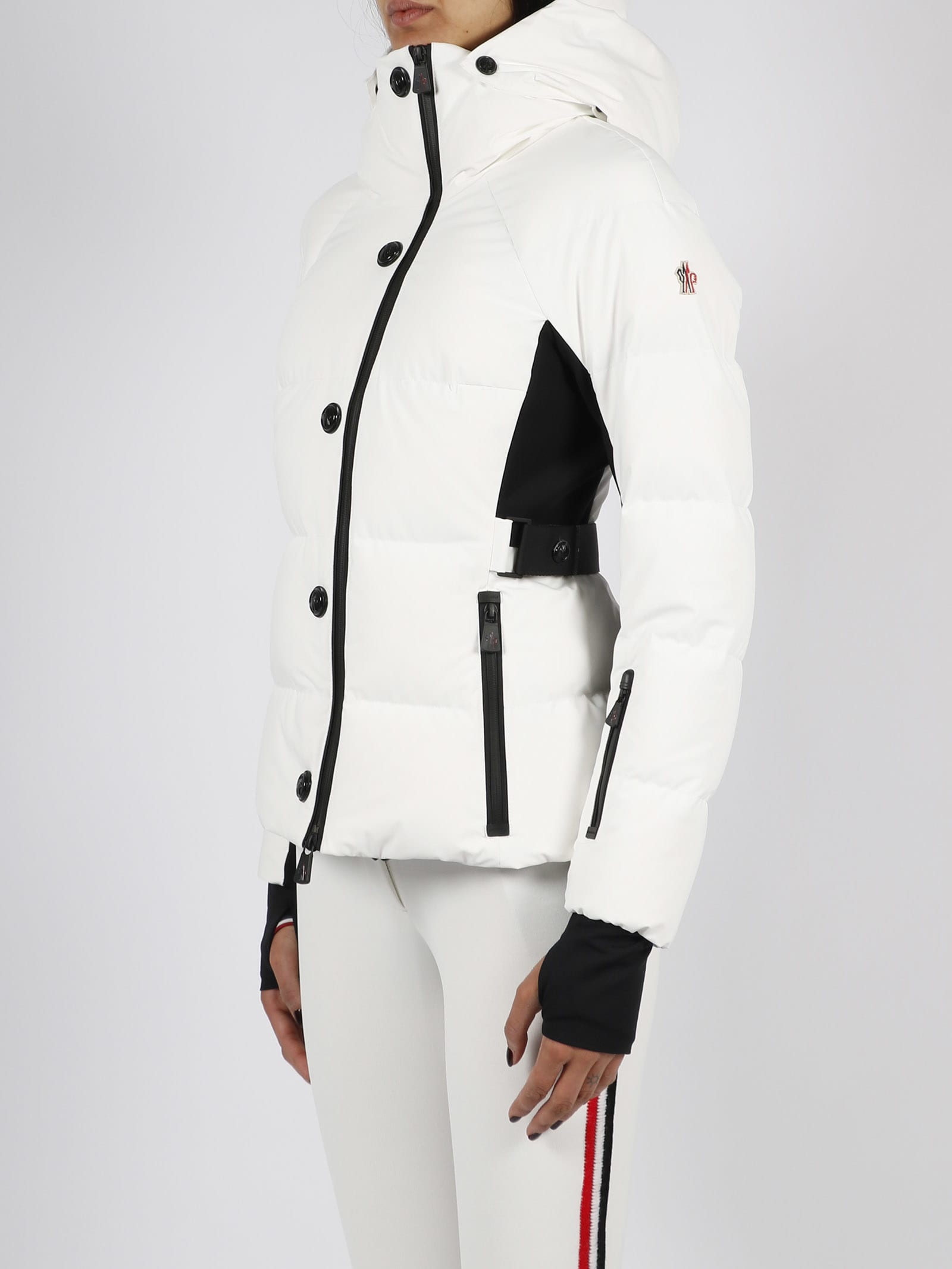 Shop Moncler Guyane Down Jacket In White