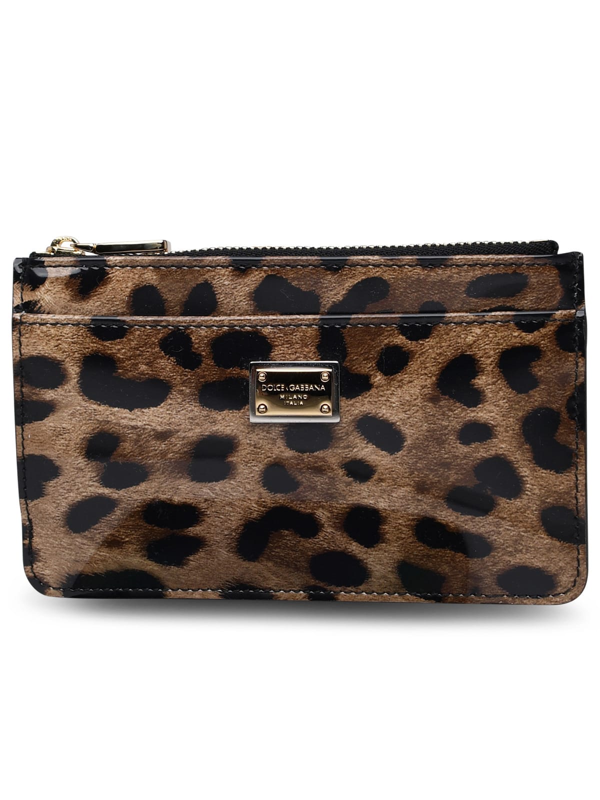 Dolce&Gabbana Medium Sicily bag in shiny leopard-print leather