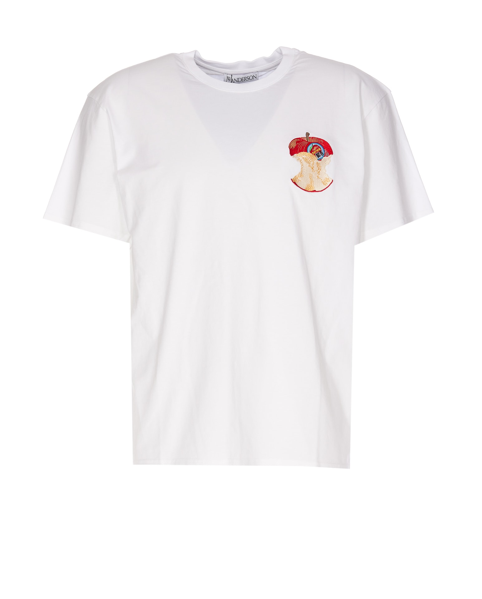 JW ANDERSON APPLE CORE LOGO T-SHIRT