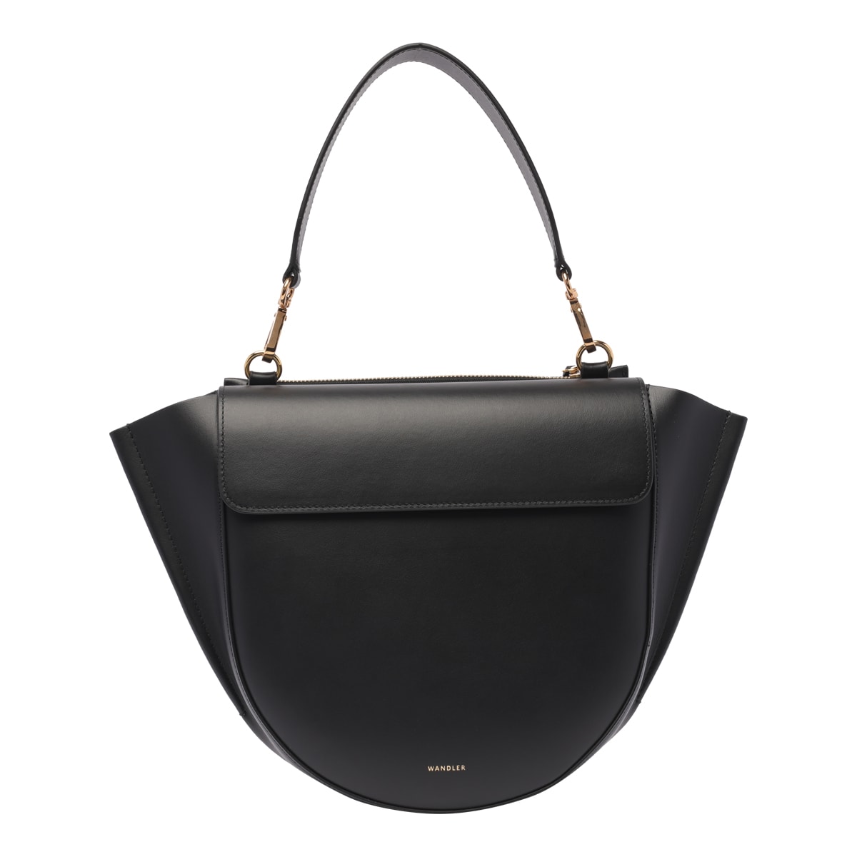 Shop Wandler Hortensia Medium Hand Bag In Black