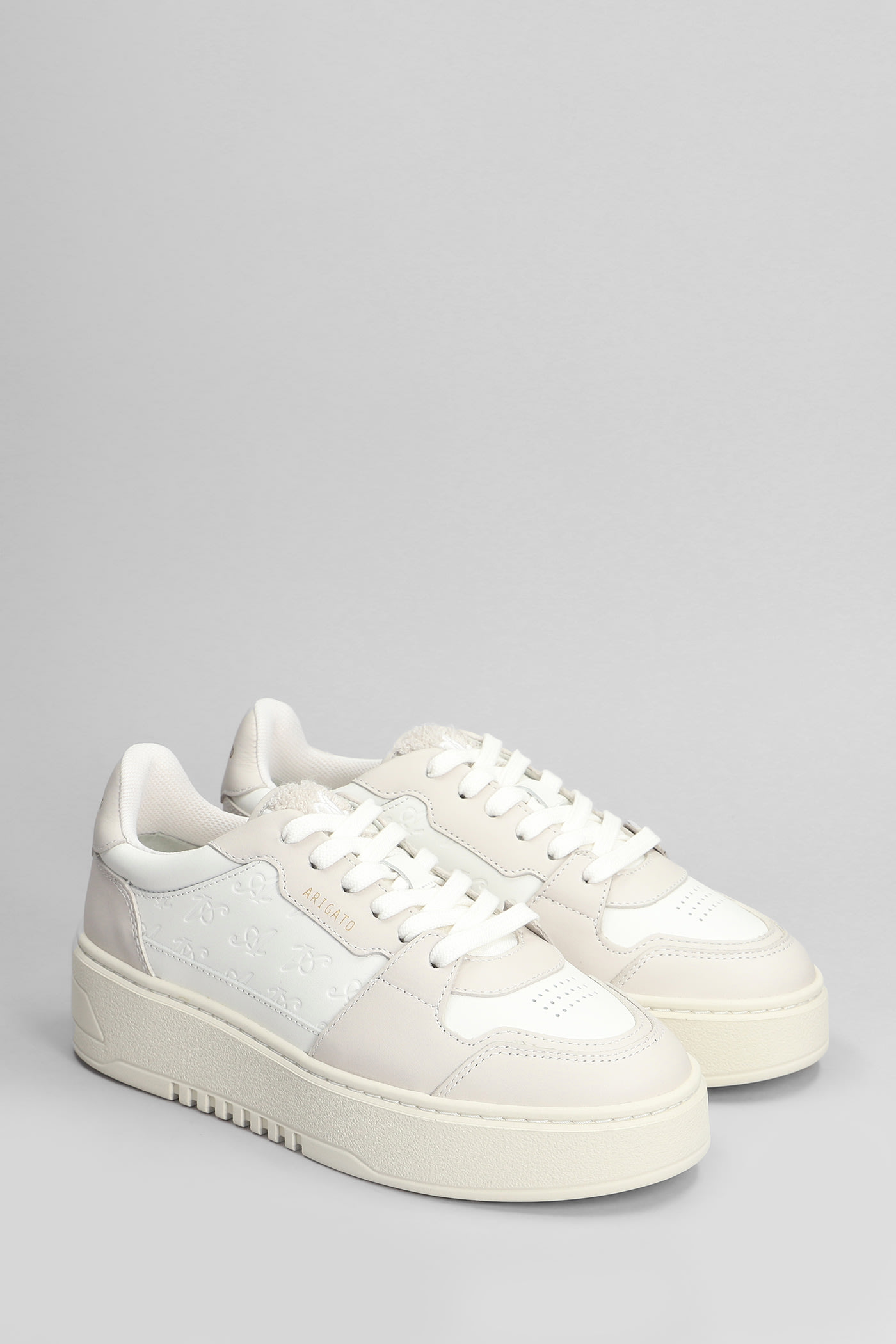 Axel Arigato Orbit Neo Sneakers In Grey Leather In Grey