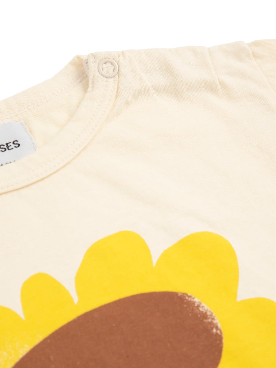 Bobo Choses Sunflower T-shirt In White